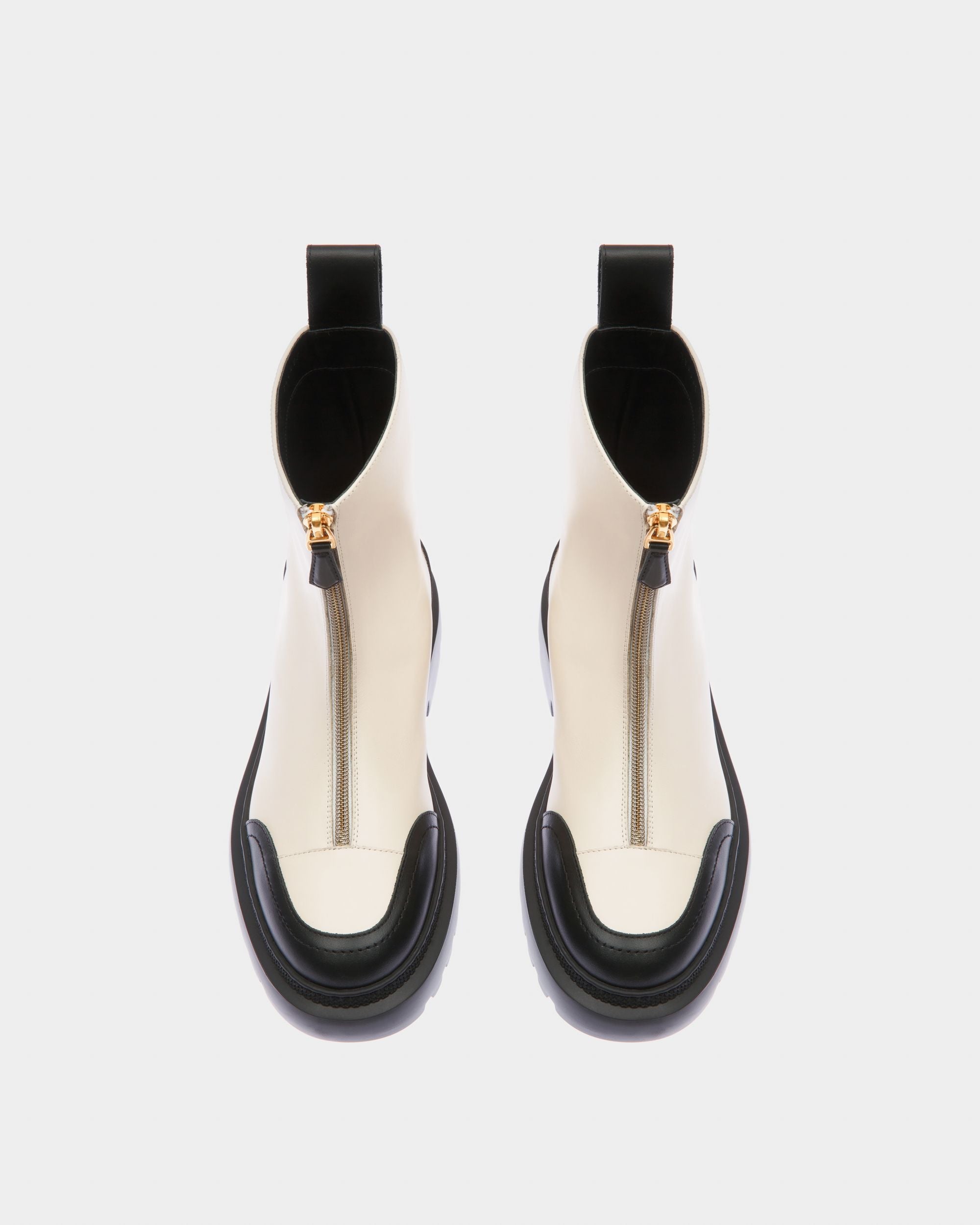 Giuli Bottines En Cuir Ivoire - Femme - Bally - 02