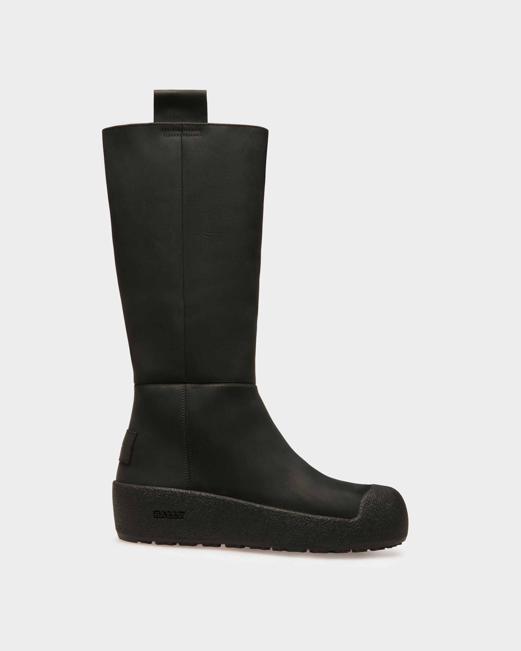 Jackson Bottes Montantes En Cuir Noir - Femme - Bally - 01