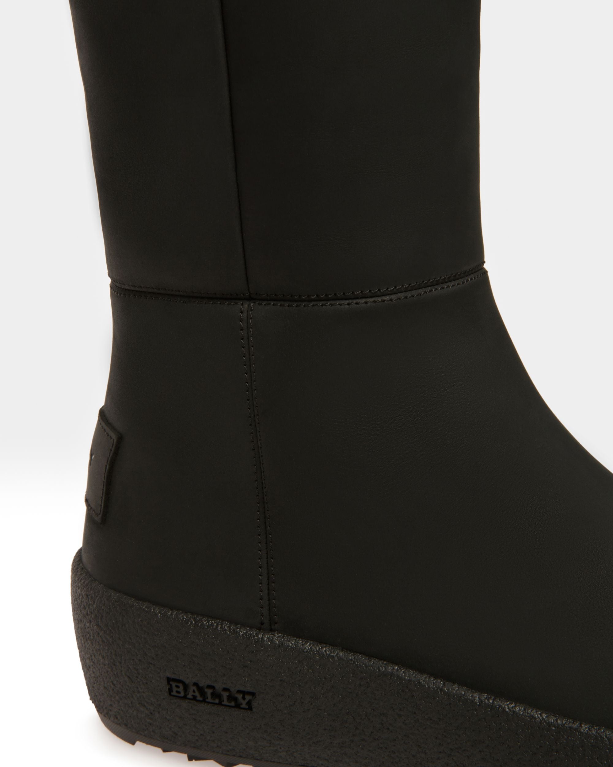 Jackson Bottes Montantes En Cuir Noir - Femme - Bally - 06