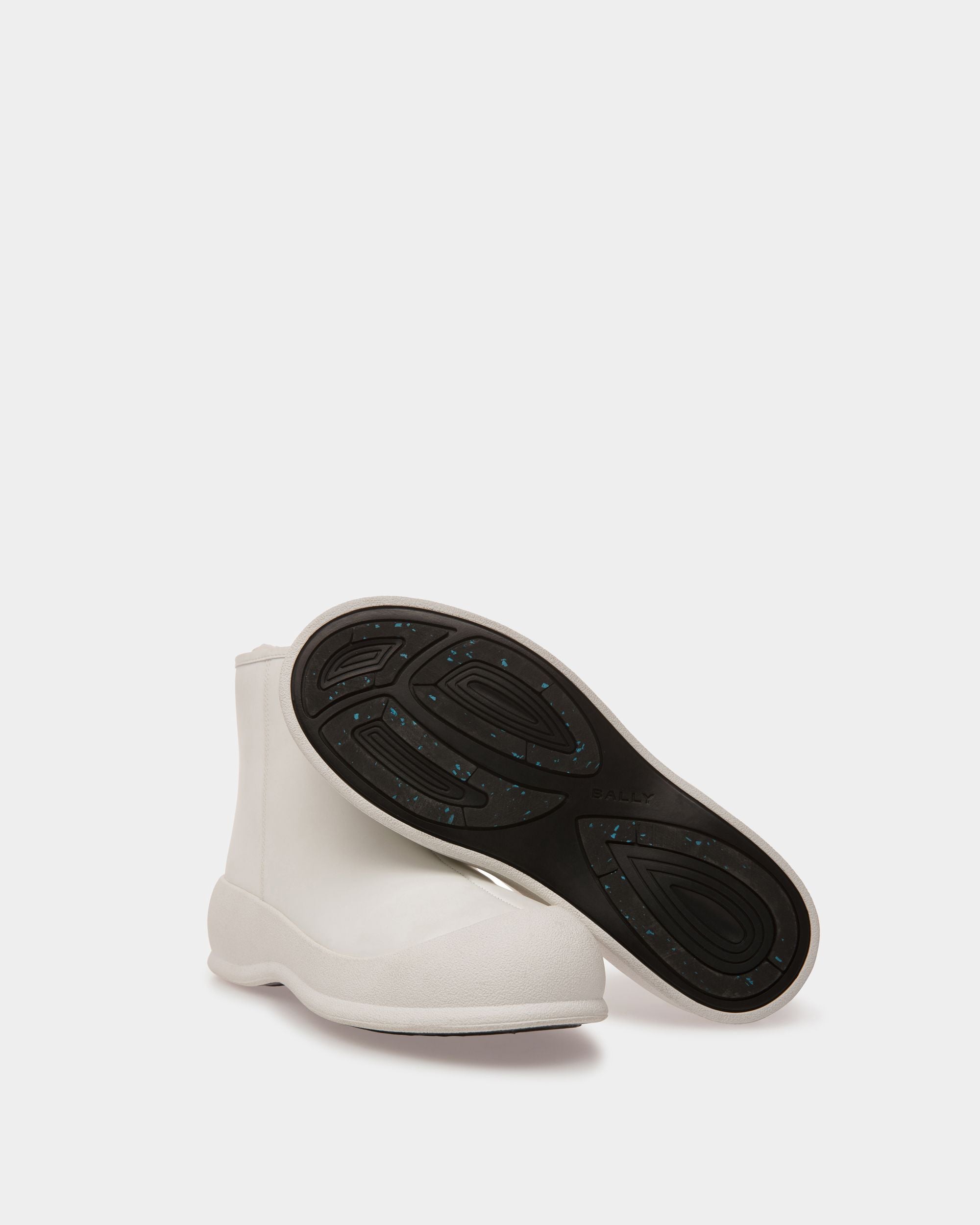Bottes Frei En Cuir Caoutchouté Blanc - Femme - Bally - 05