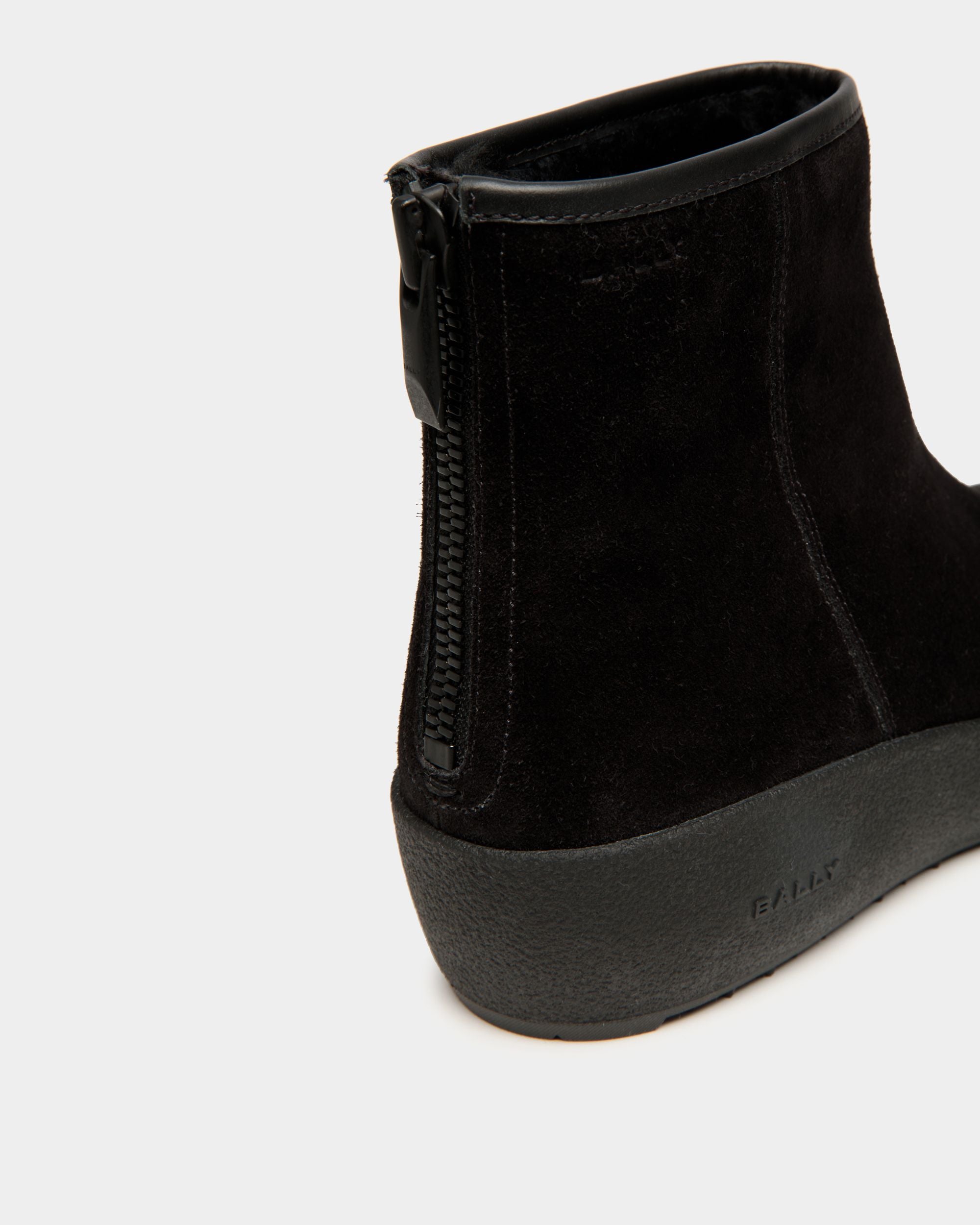 Bottine Bally Curling En Daim Noir - Femme - Bally - 05