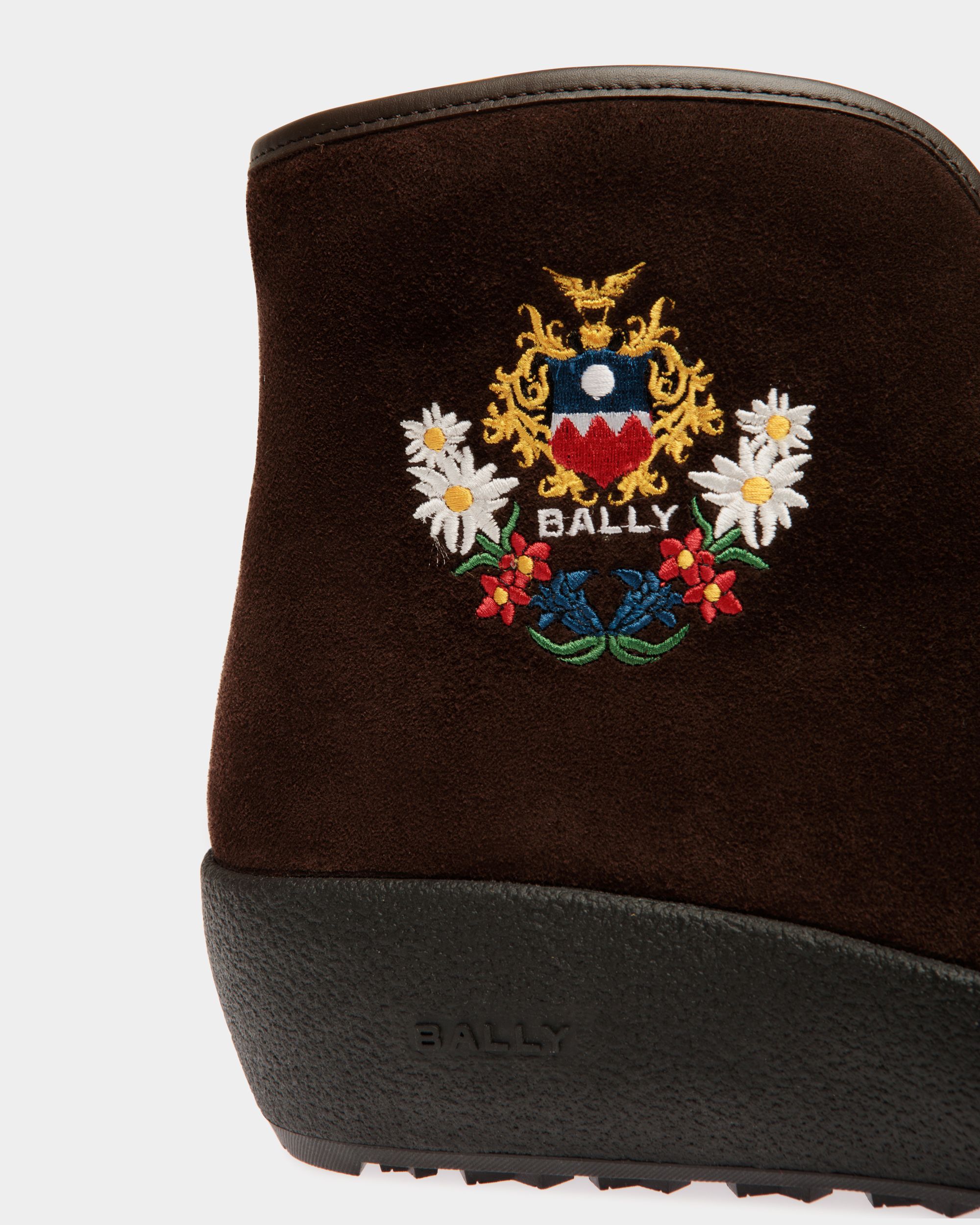 Bottine De La Capsule D’hiver En Daim Marron - Femme - Bally - 06