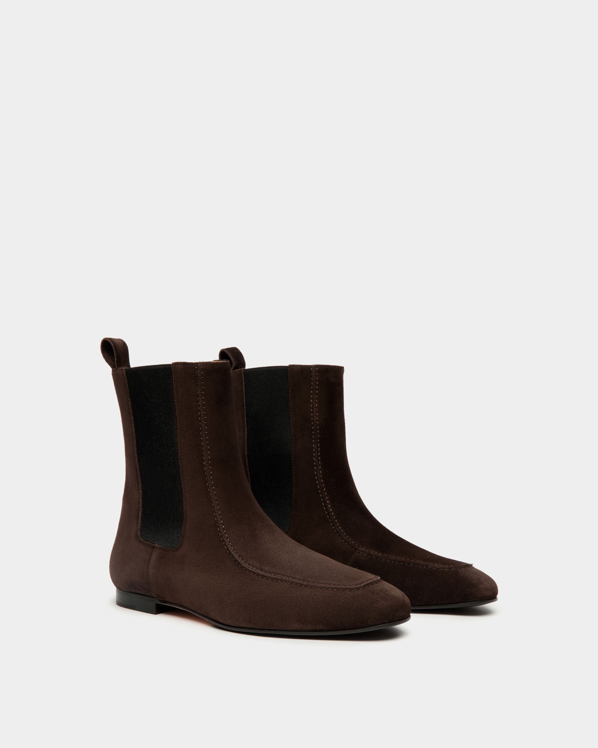 Bottes longues de combat en cuir de luxe pour Femme Bally