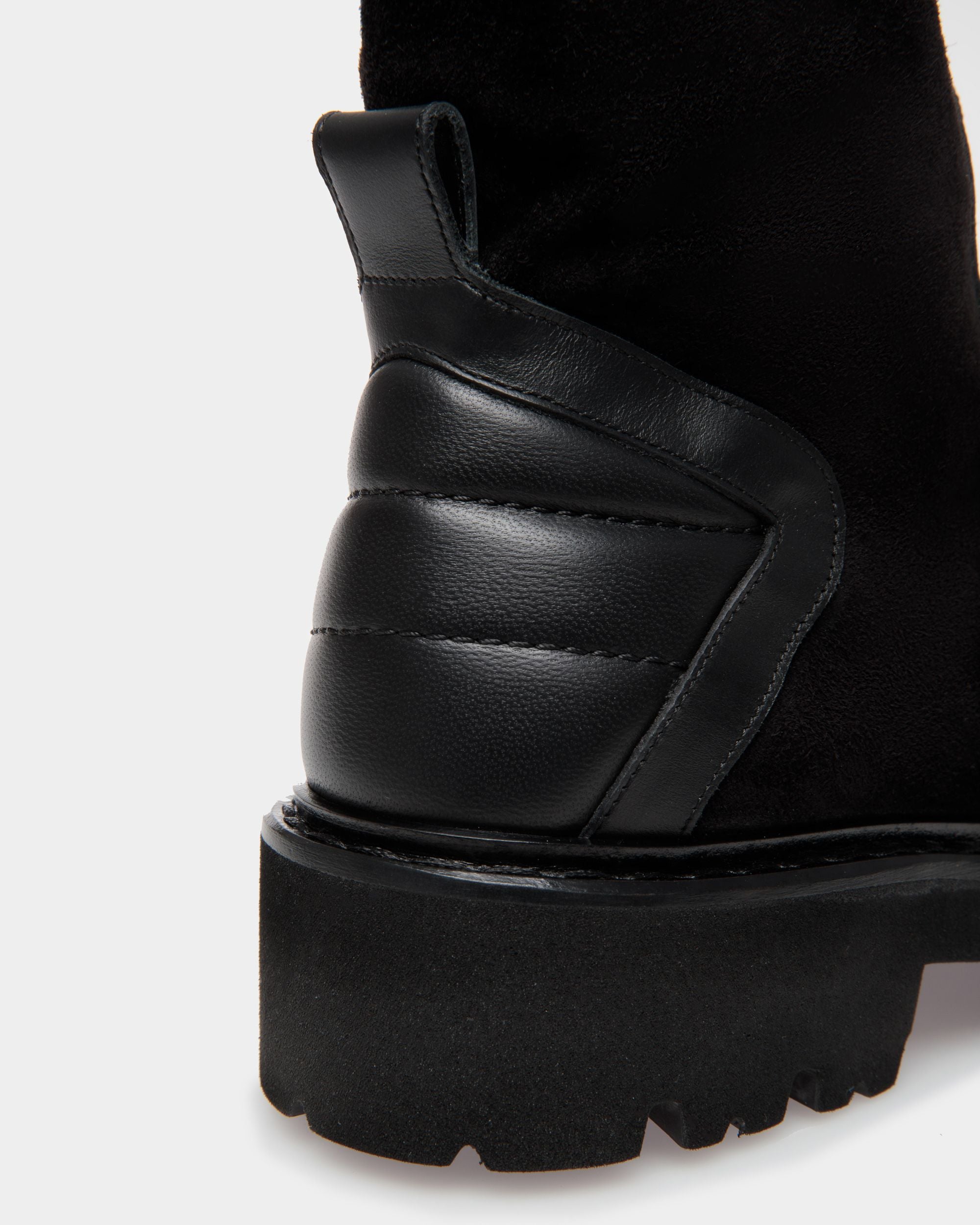 Bottes Enga En Cuir Noir - Femme - Bally - 04