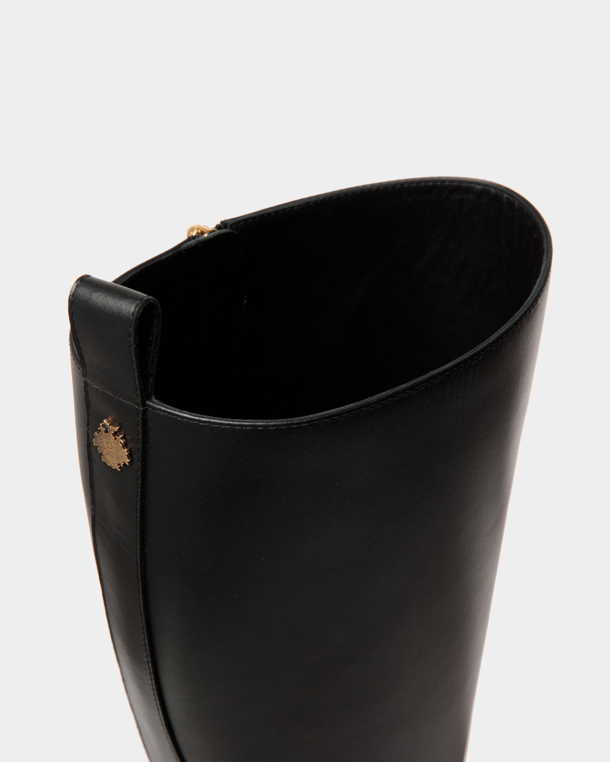 Botte Gusto En Cuir Noir - Femme - Bally - 04