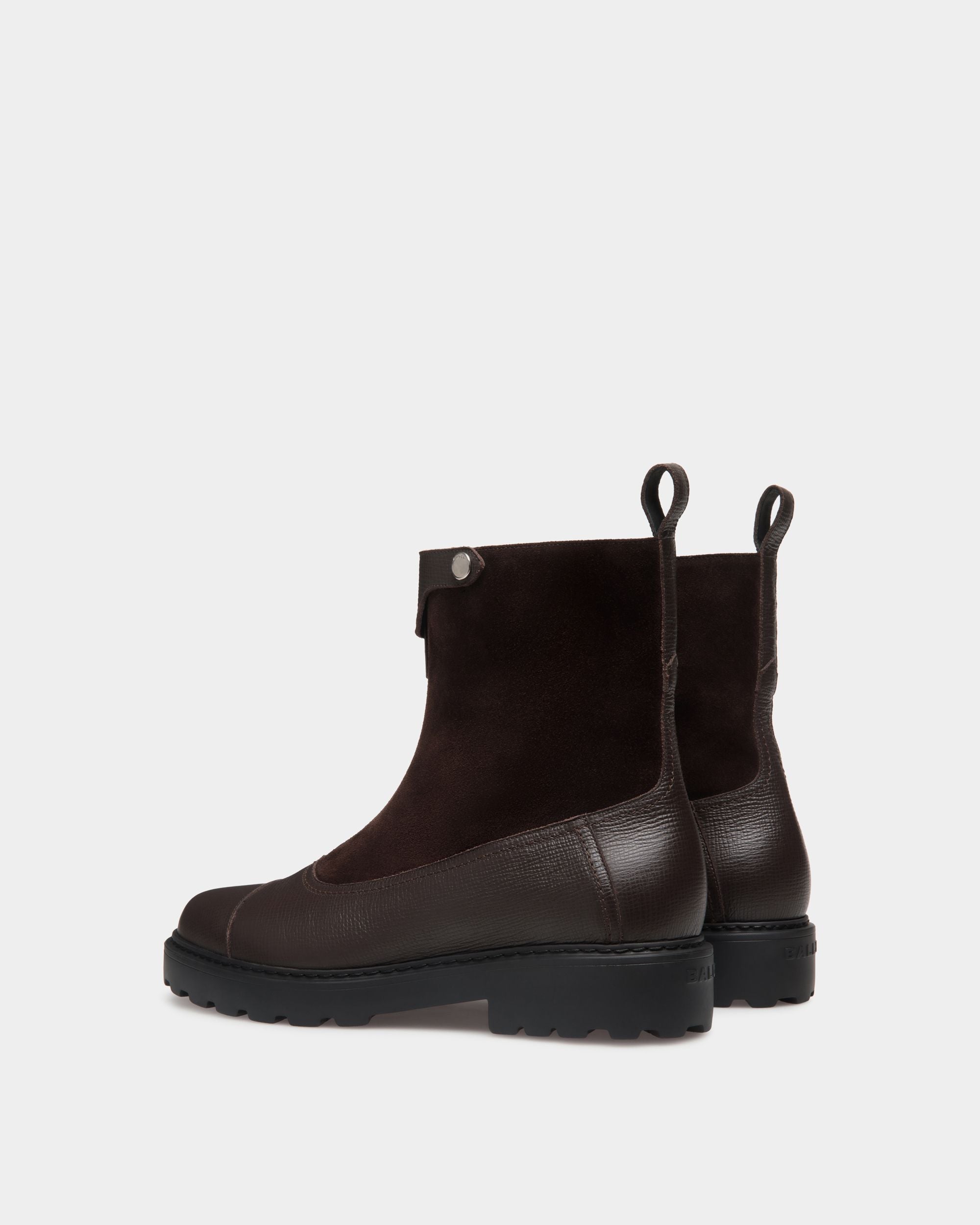 Bottine Gusto En Cuir Ebano - Femme - Bally - 03