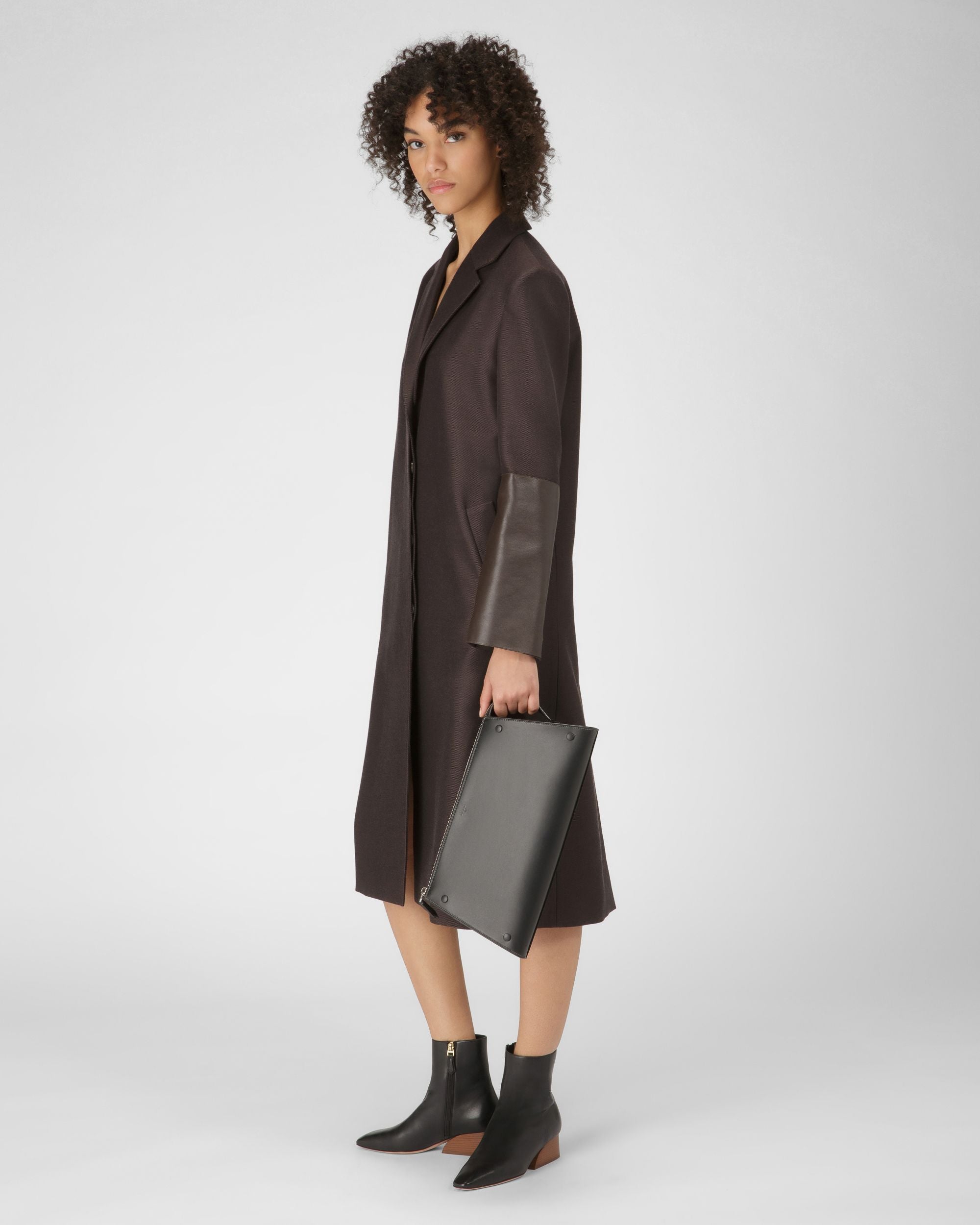 Glenda Bottes En Cuir Noir - Femme - Bally - 06