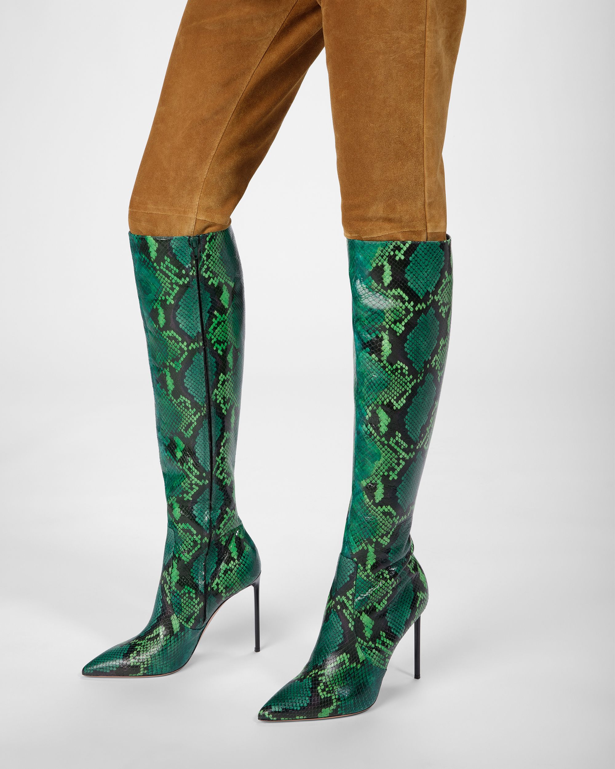 Botte Block Finition Imprimé Python - Femme - Bally - 07