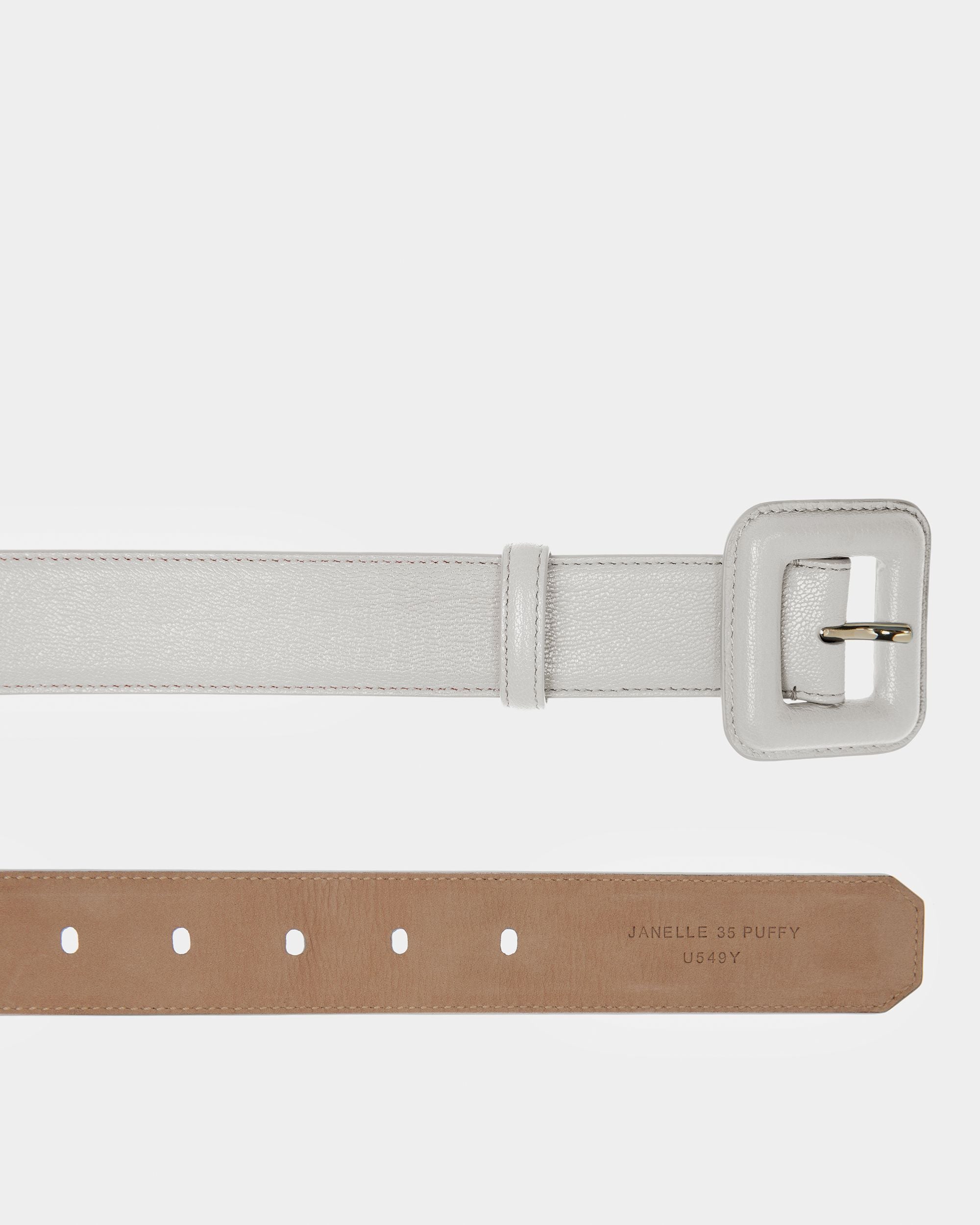 Janelle Ceinture En Cuir Ivoire - Femme - Bally - 02