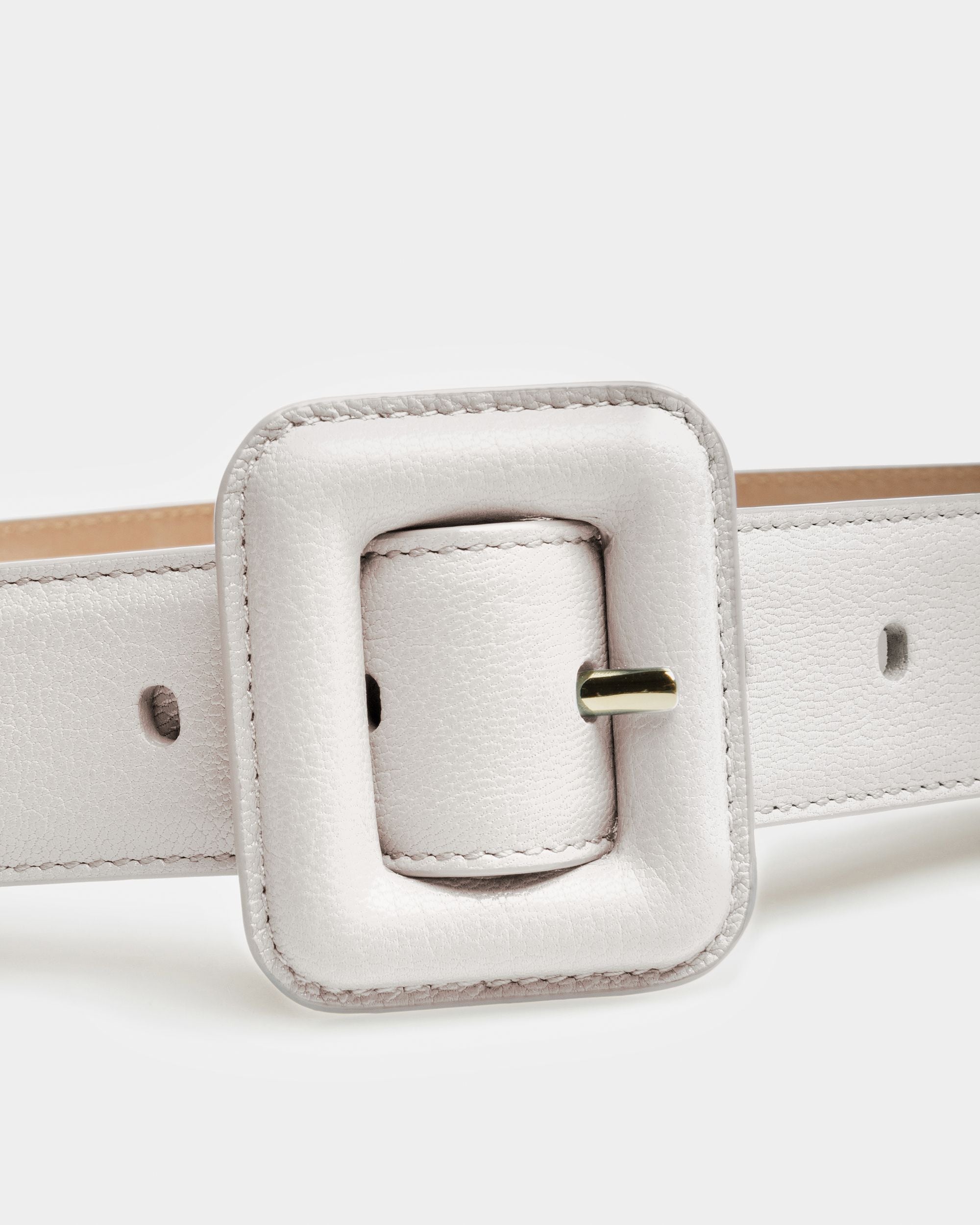 Janelle Ceinture En Cuir Ivoire - Femme - Bally - 03