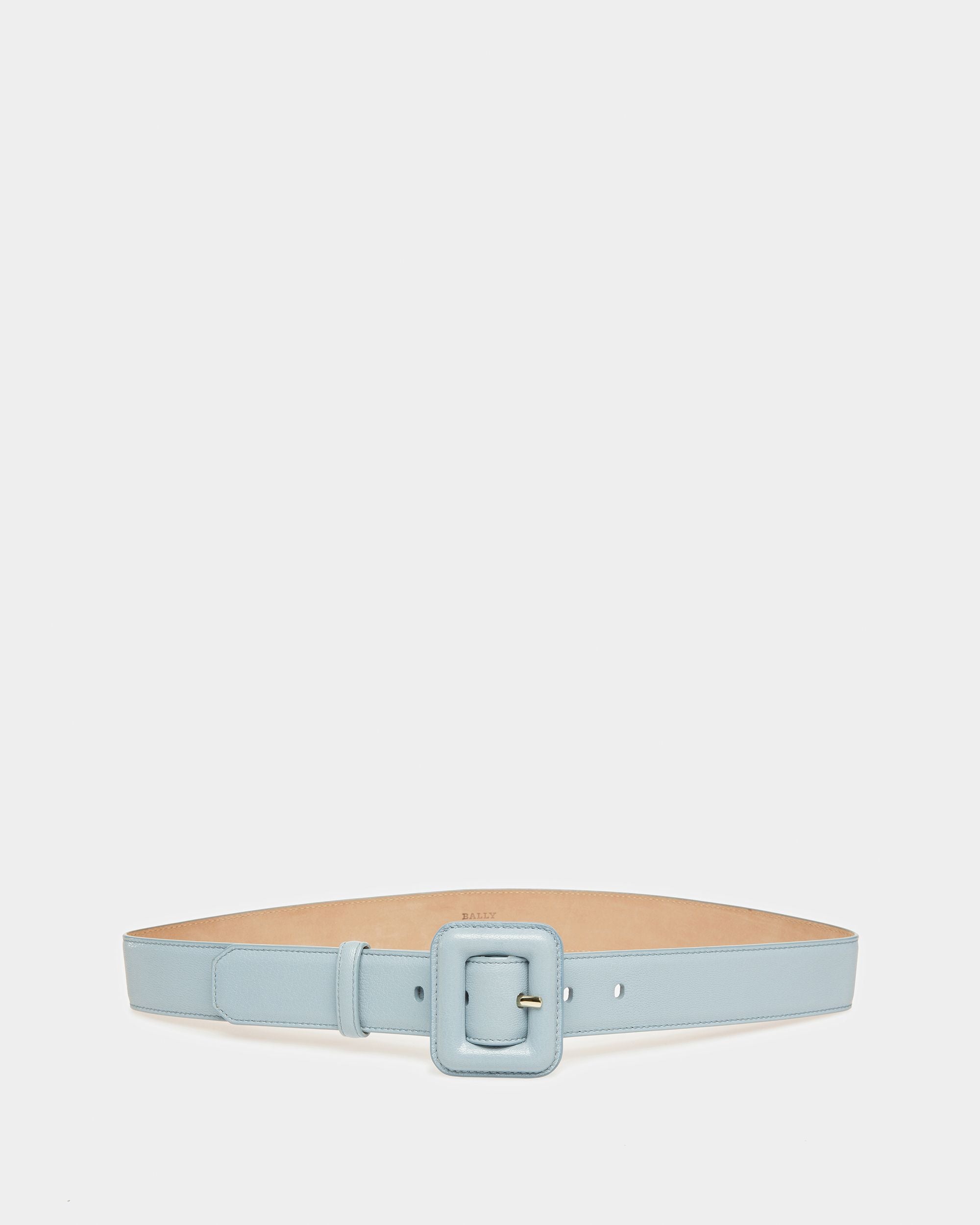 Janelle Ceinture En Cuir Bleu Clair - Femme - Bally - 01
