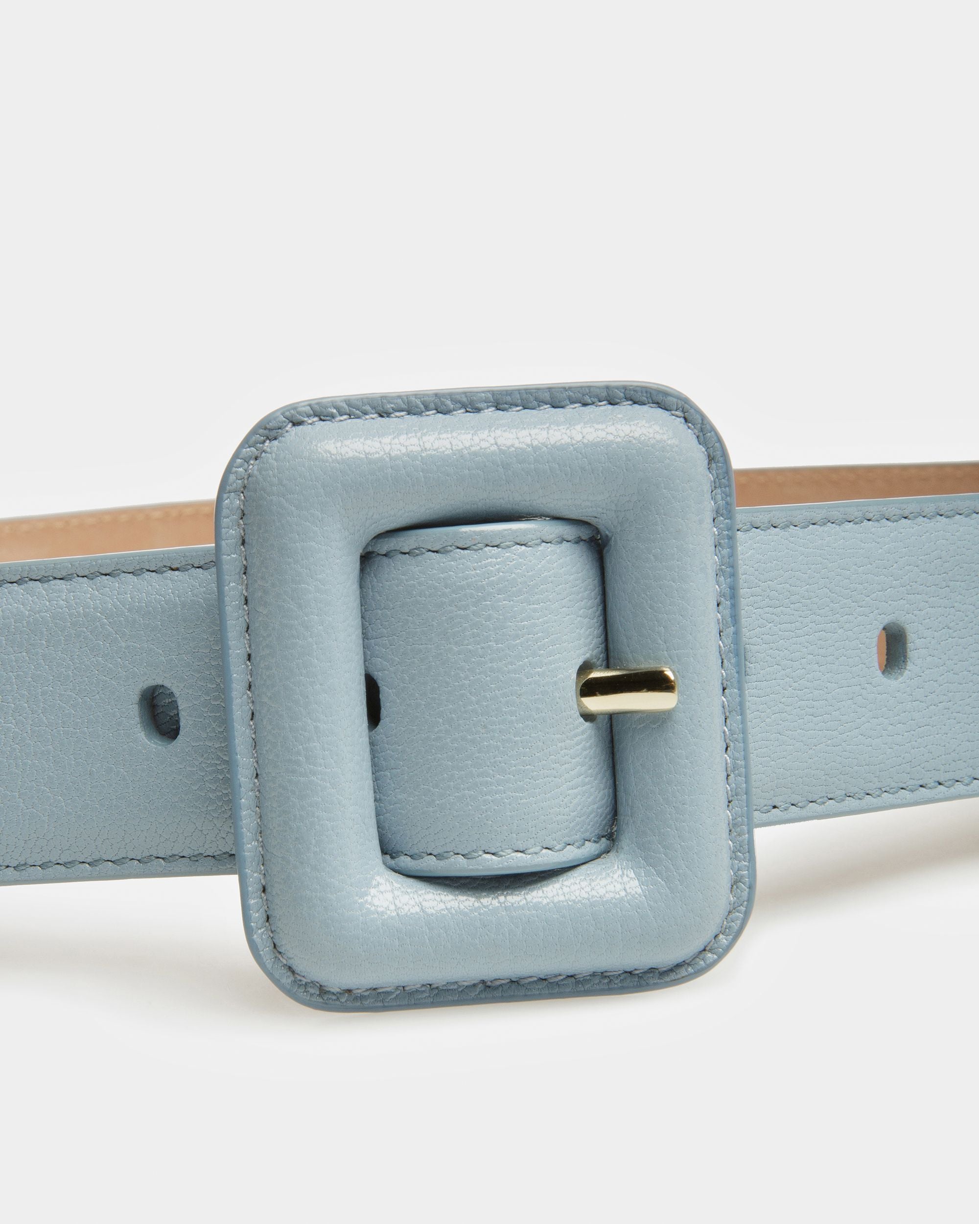Janelle Ceinture En Cuir Bleu Clair - Femme - Bally - 03