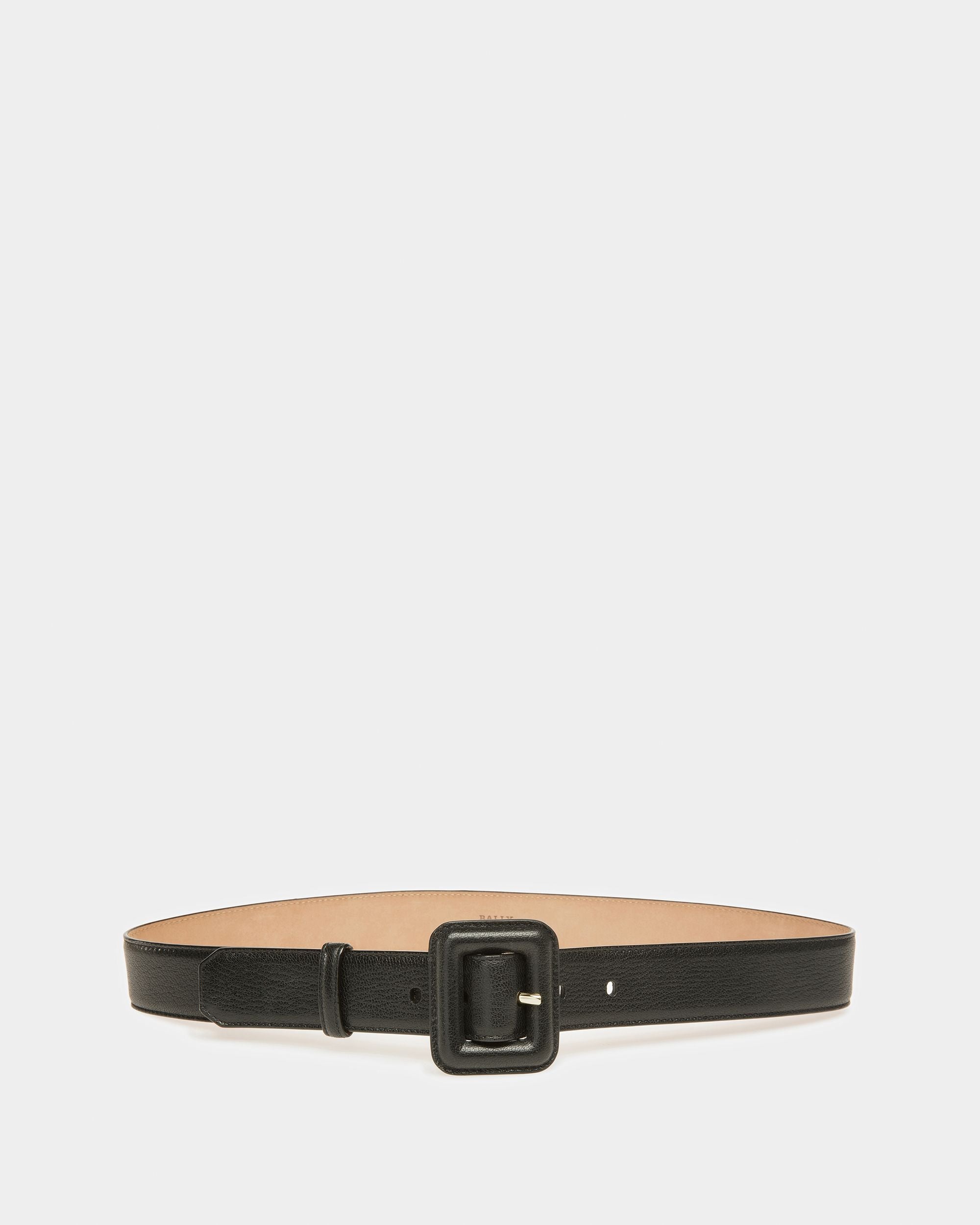 Janelle Ceinture En Cuir Noir - Femme - Bally - 01