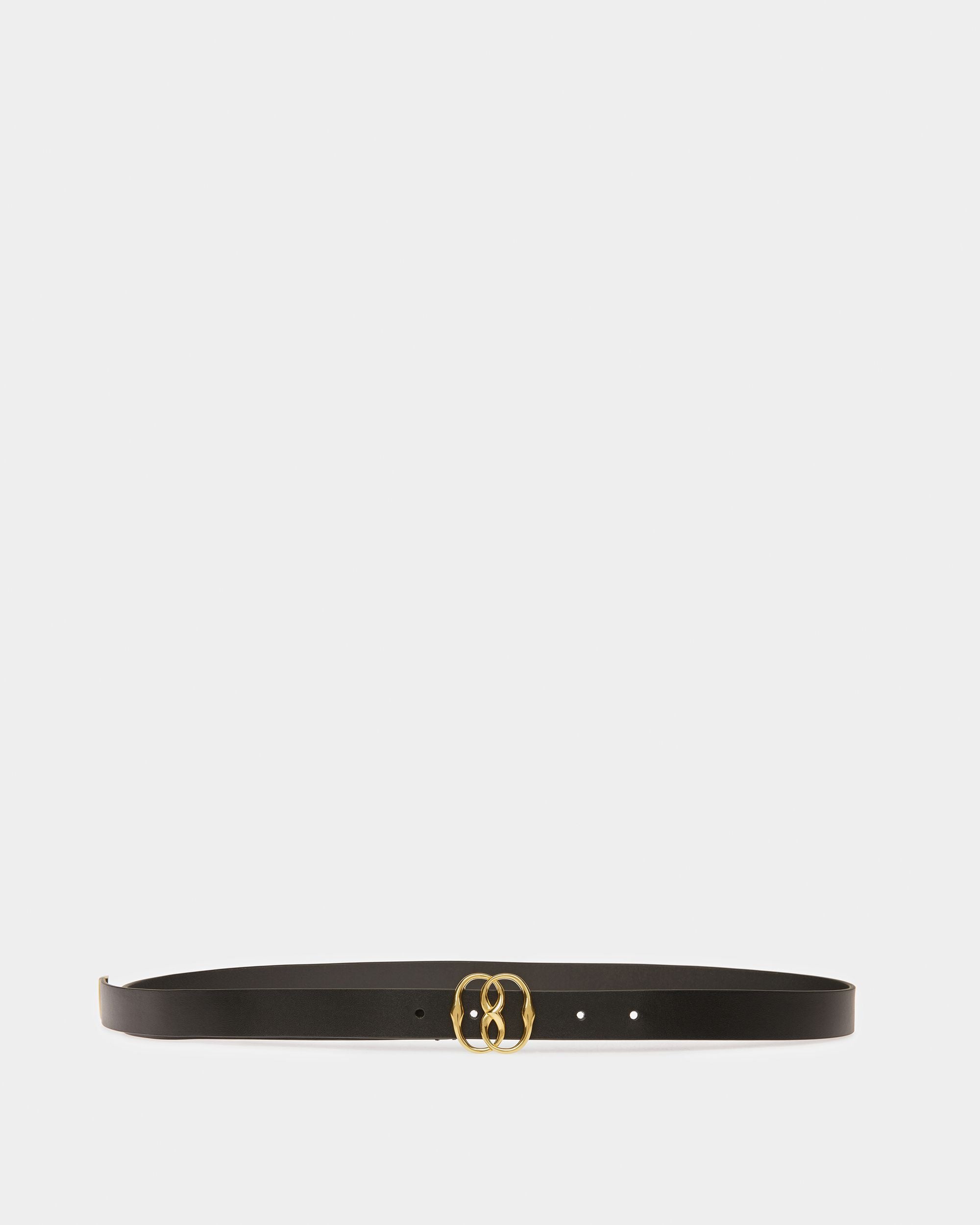 Emblem Ceinture En Cuir 25 Mm - Femme - Bally - 01
