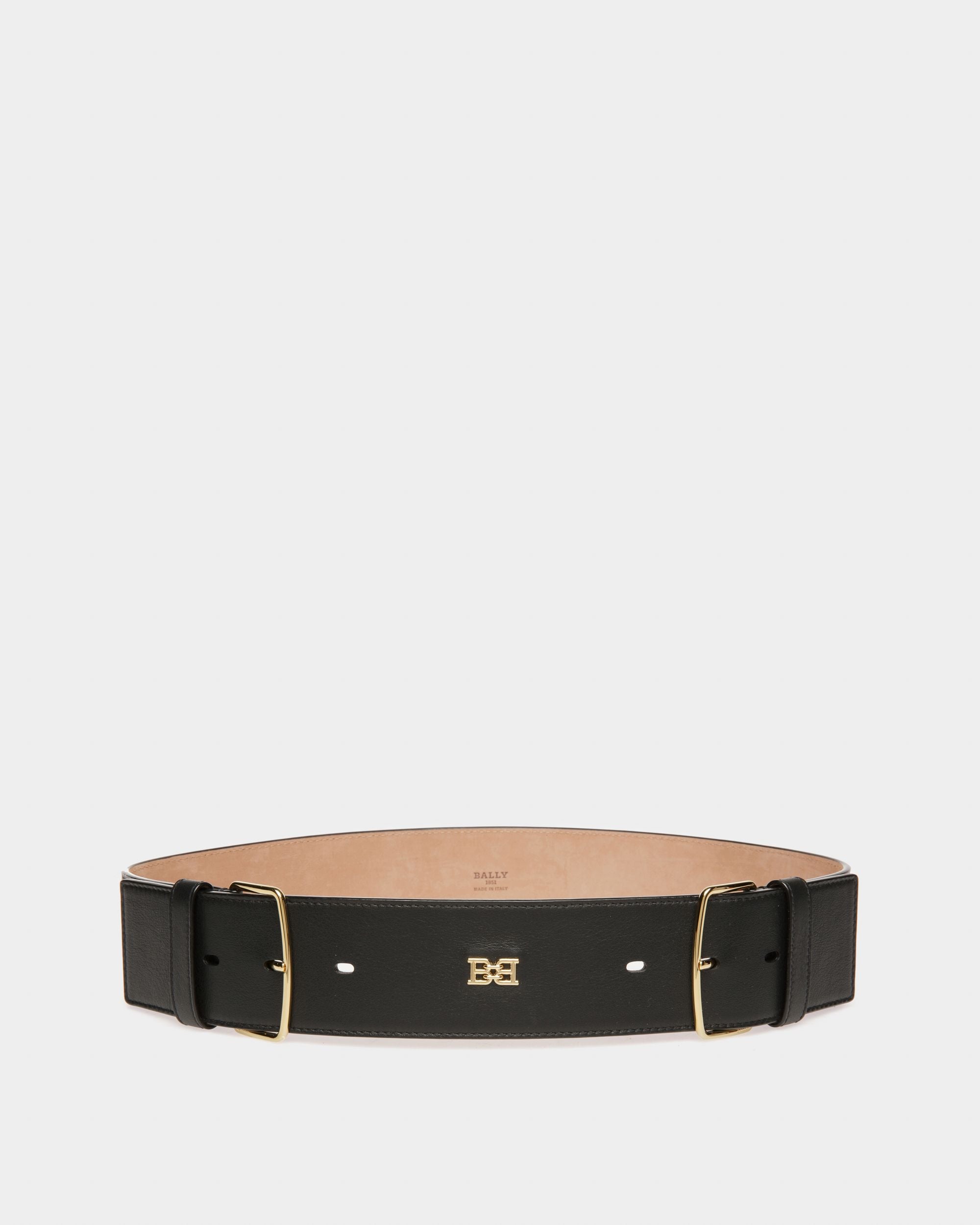 Bonee Ceinture 55 Mm En Cuir Noir - Femme - Bally - 01