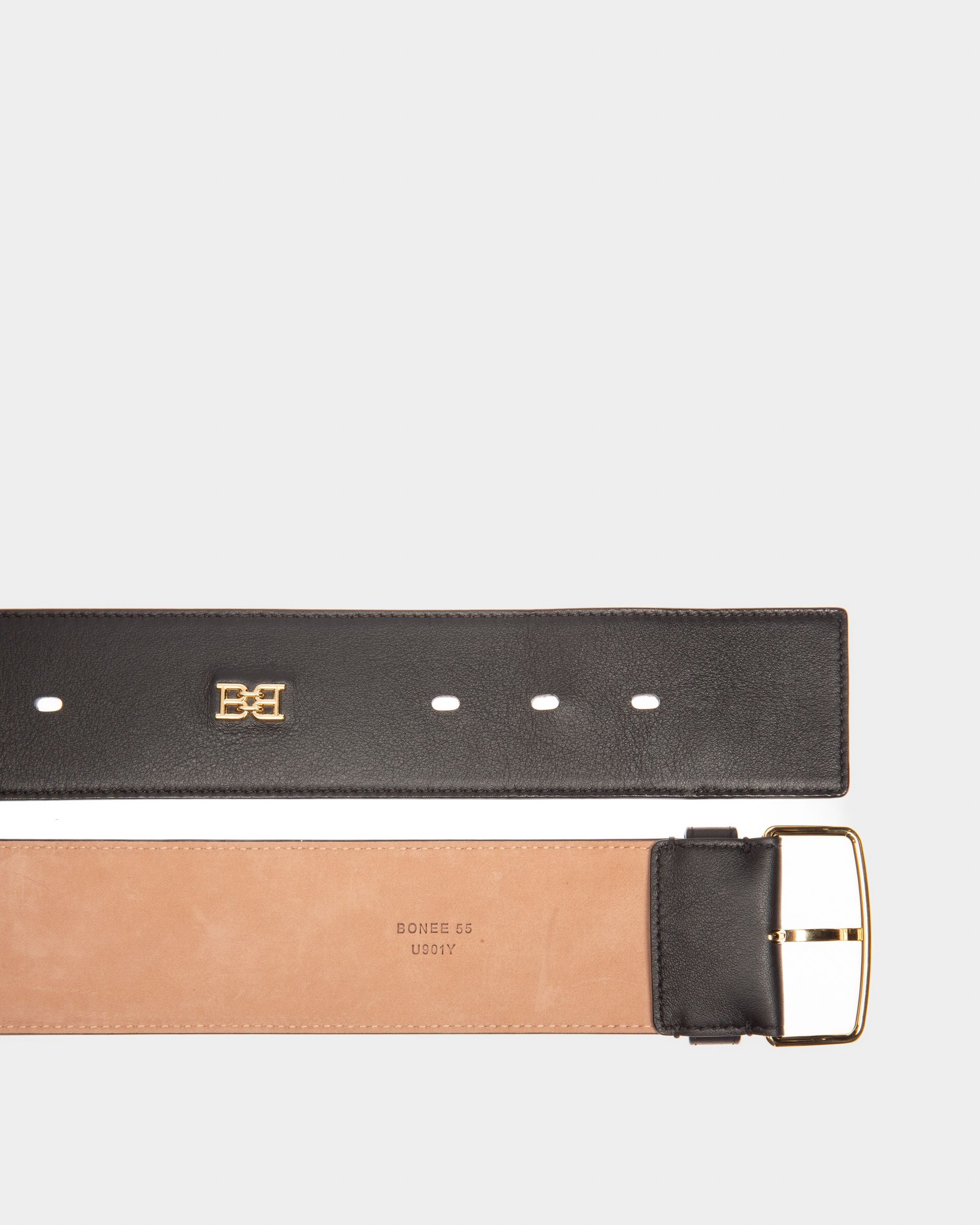 Bonee Ceinture 55 Mm En Cuir Noir - Femme - Bally - 03