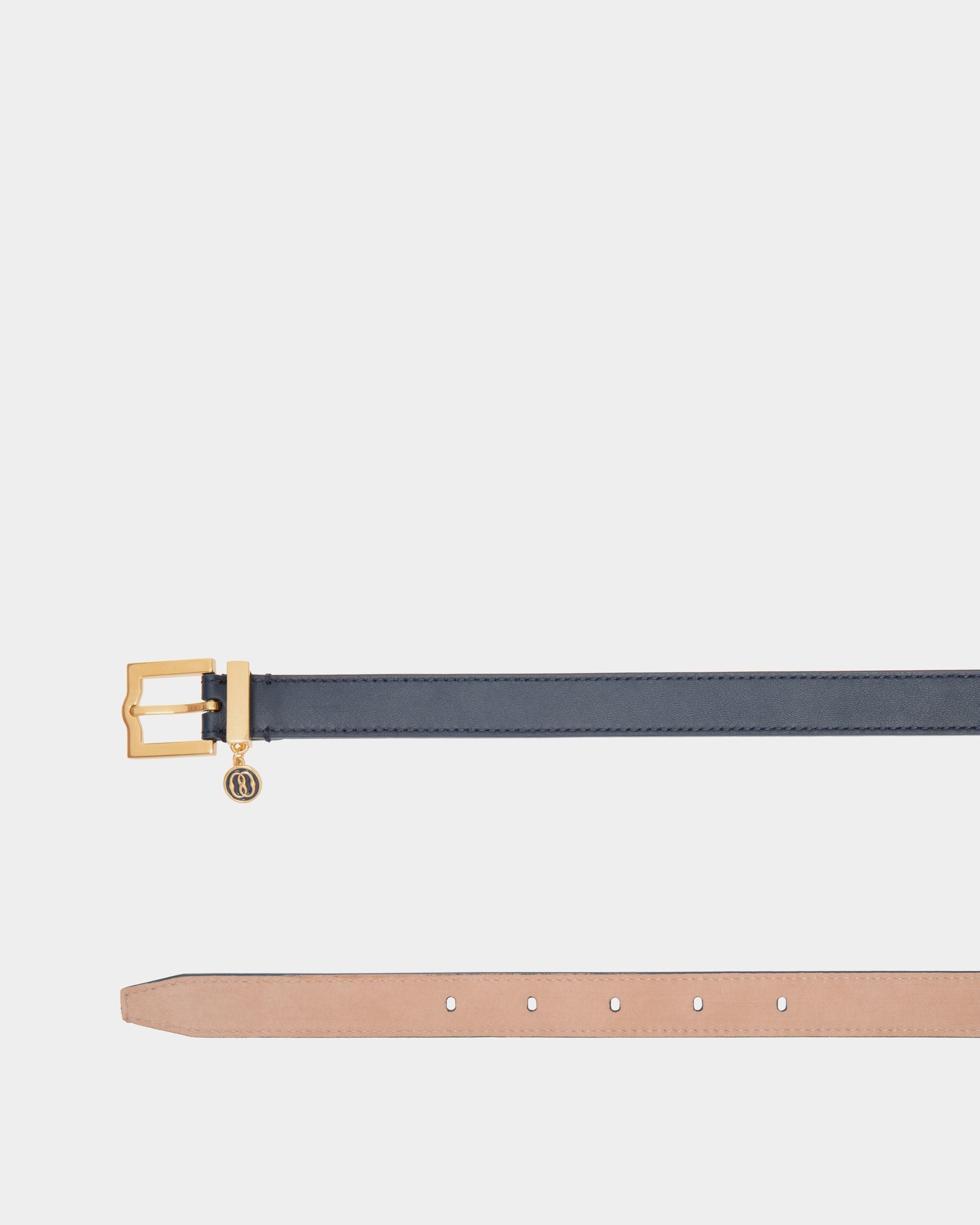 Ceinture Emblem 20 mm En Cuir - Femme - Bally - 02