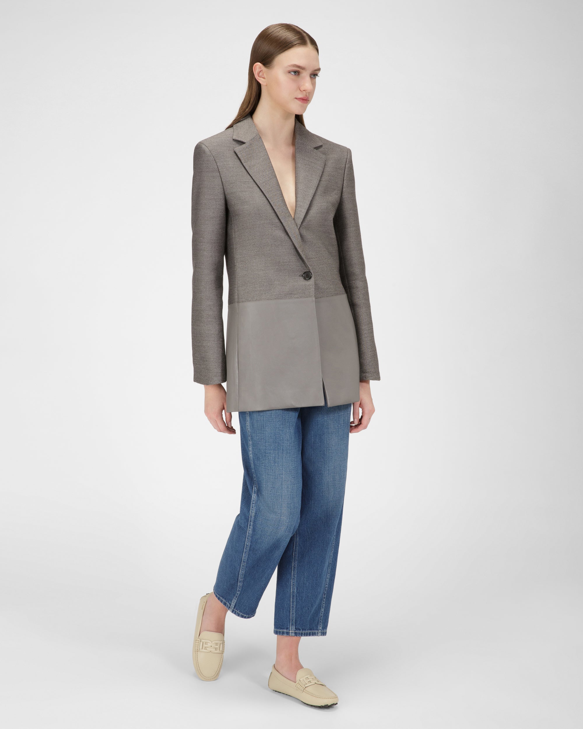 Leyla Drivers En Cuir Beige - Femme - Bally - 03