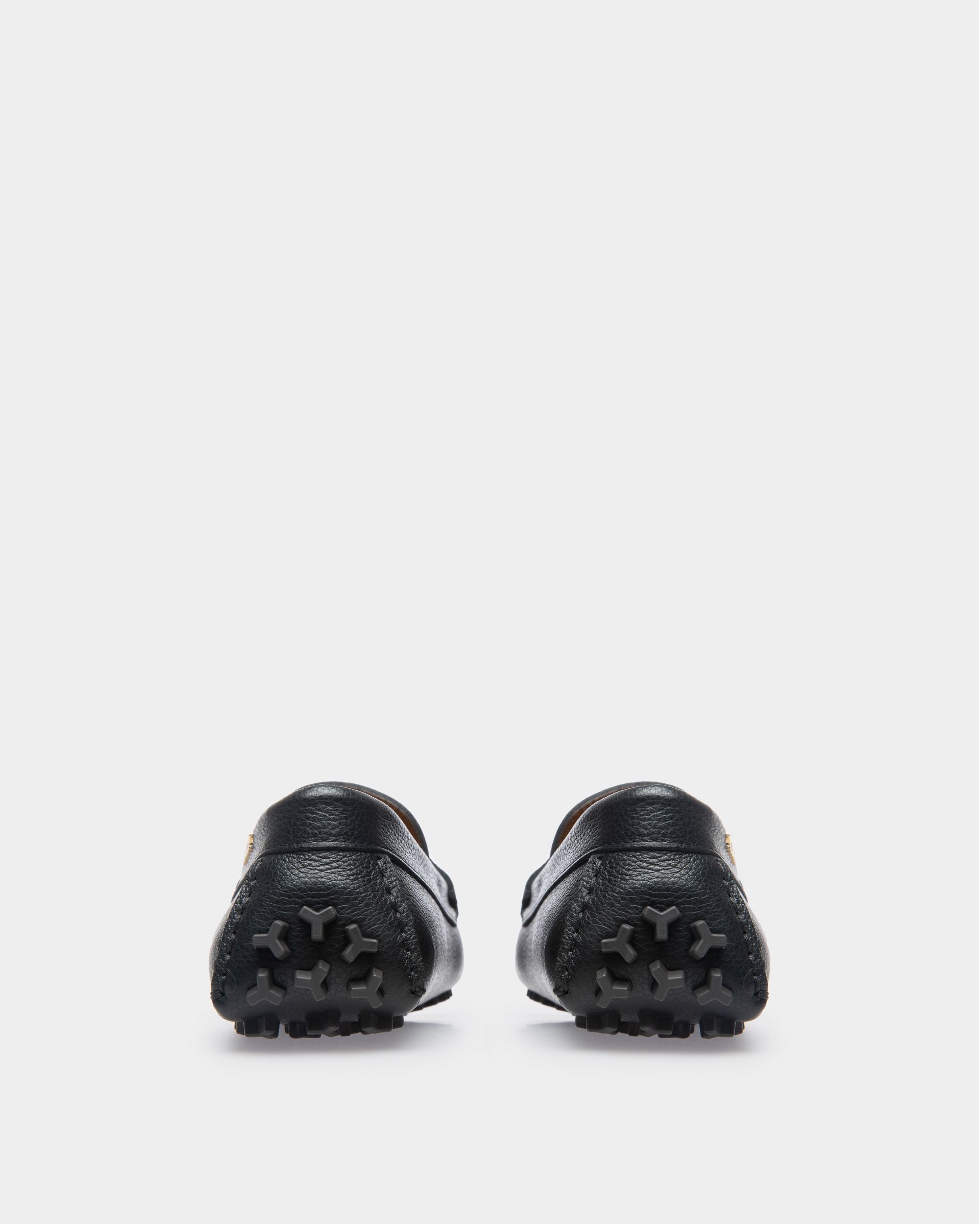 Leyla Drivers En Cuir Noir - Femme - Bally - 04