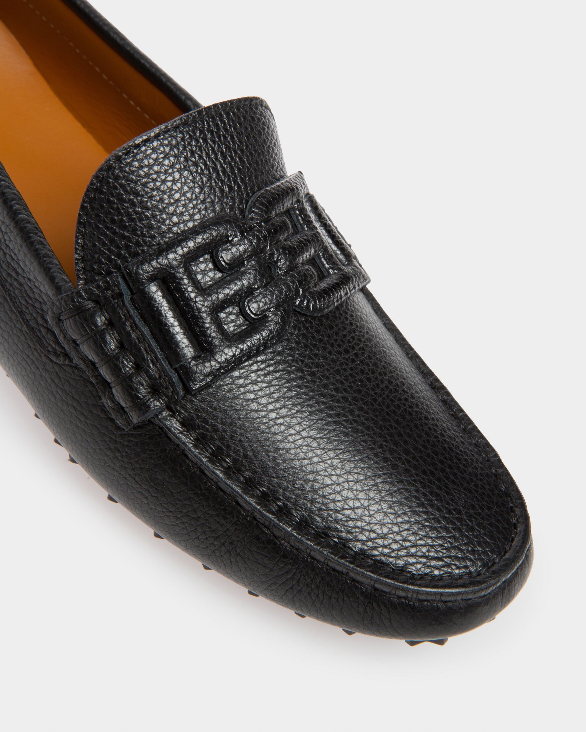 Leyla Drivers En Cuir Noir - Femme - Bally - 06