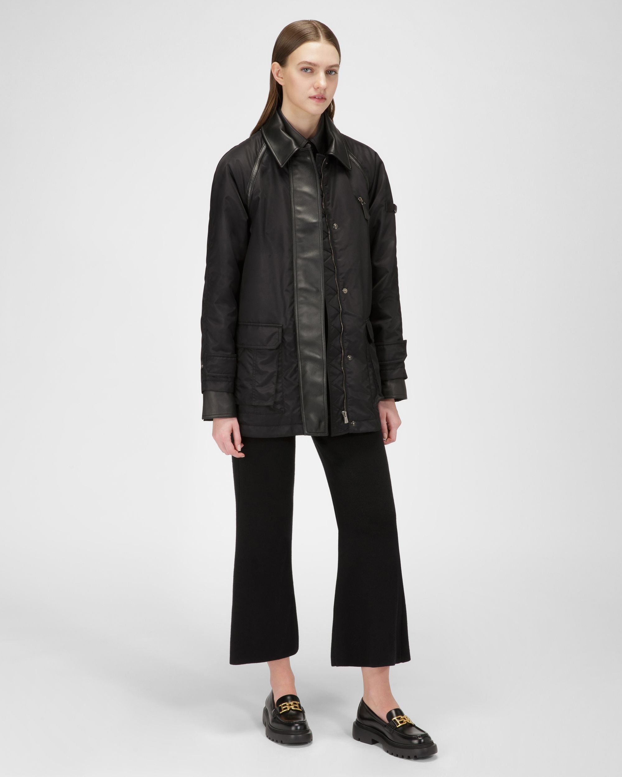 Gioia Mocassins En Cuir Noir - Femme - Bally - 01
