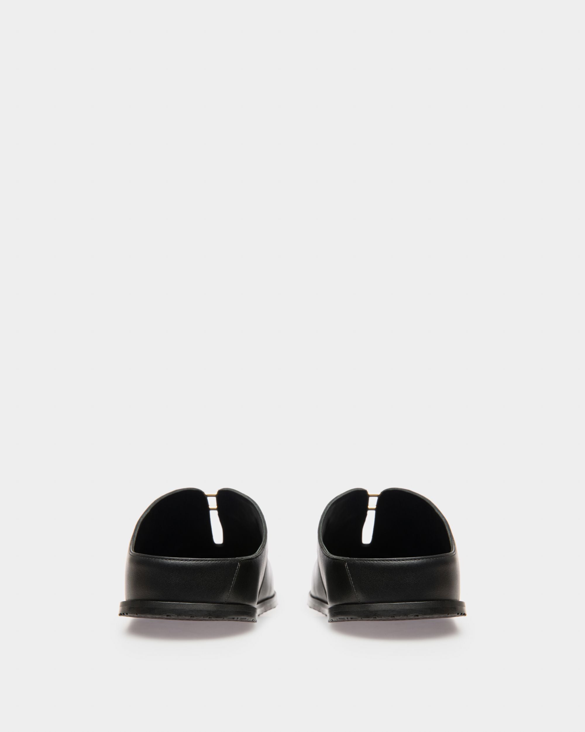 Francine Mules En Cuir Noir - Femme - Bally - 04