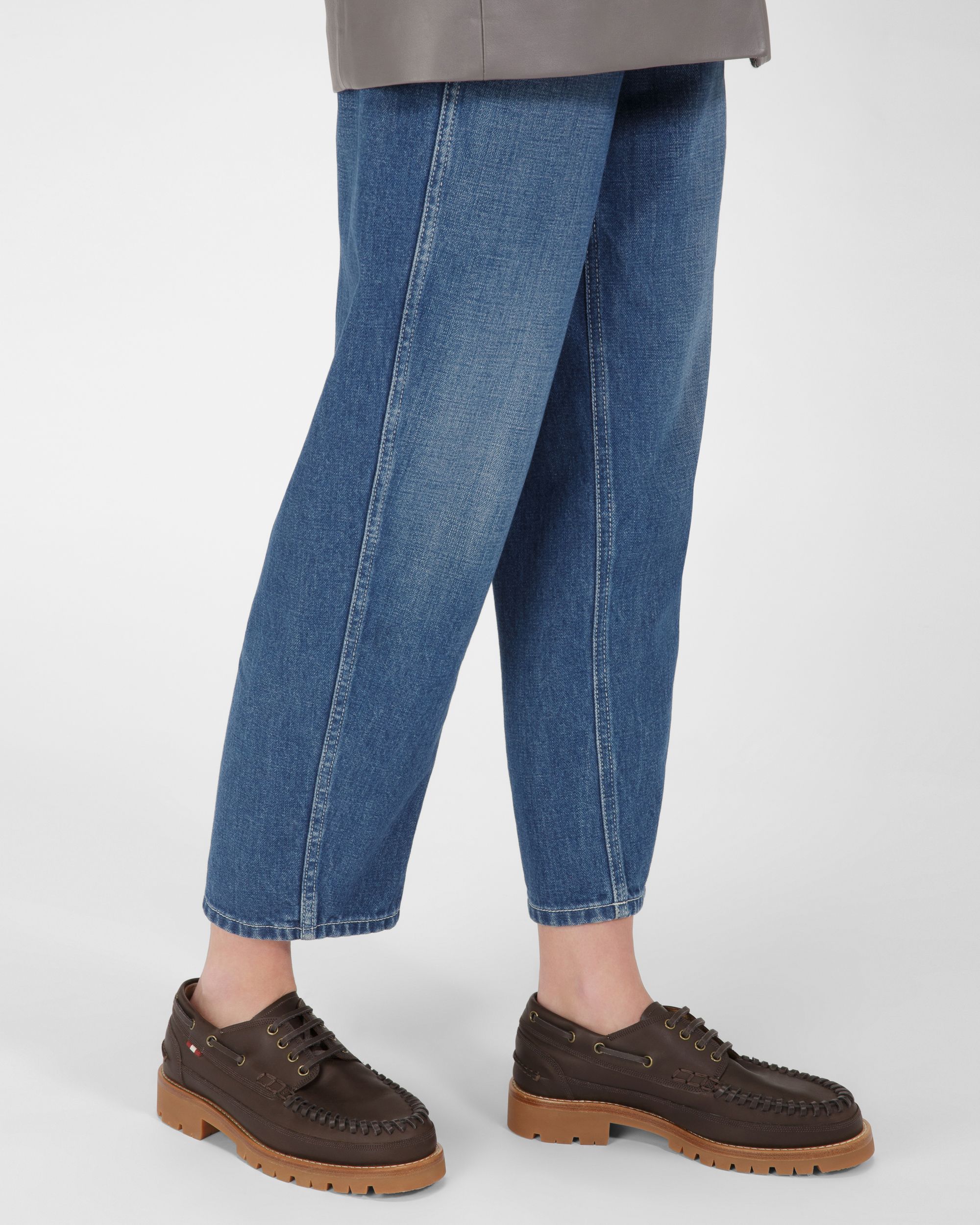 Tristan Derbies En Cuir Marron - Femme - Bally - 03