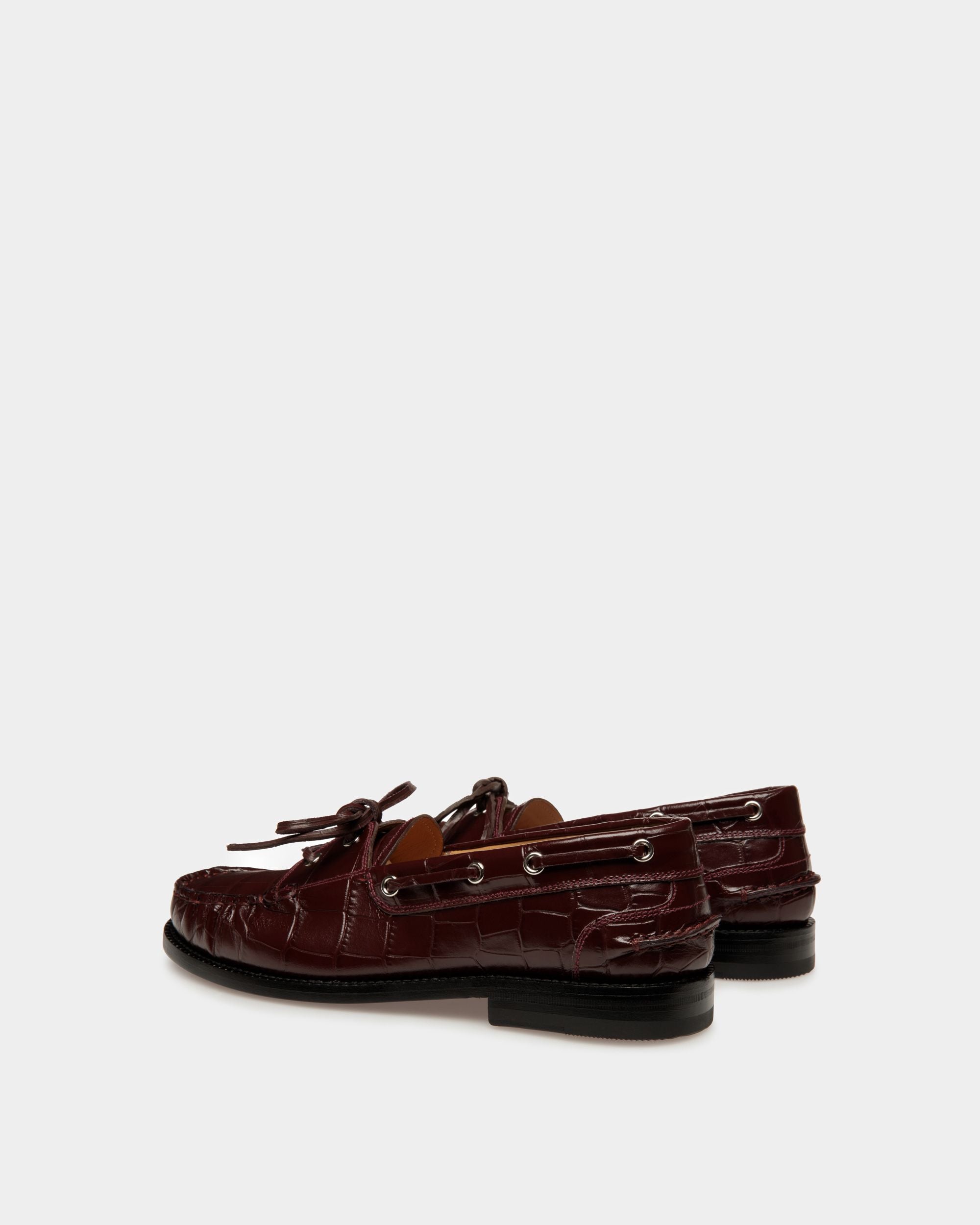 Mocassins Rome En cuir chablis - Femme - Bally - 03