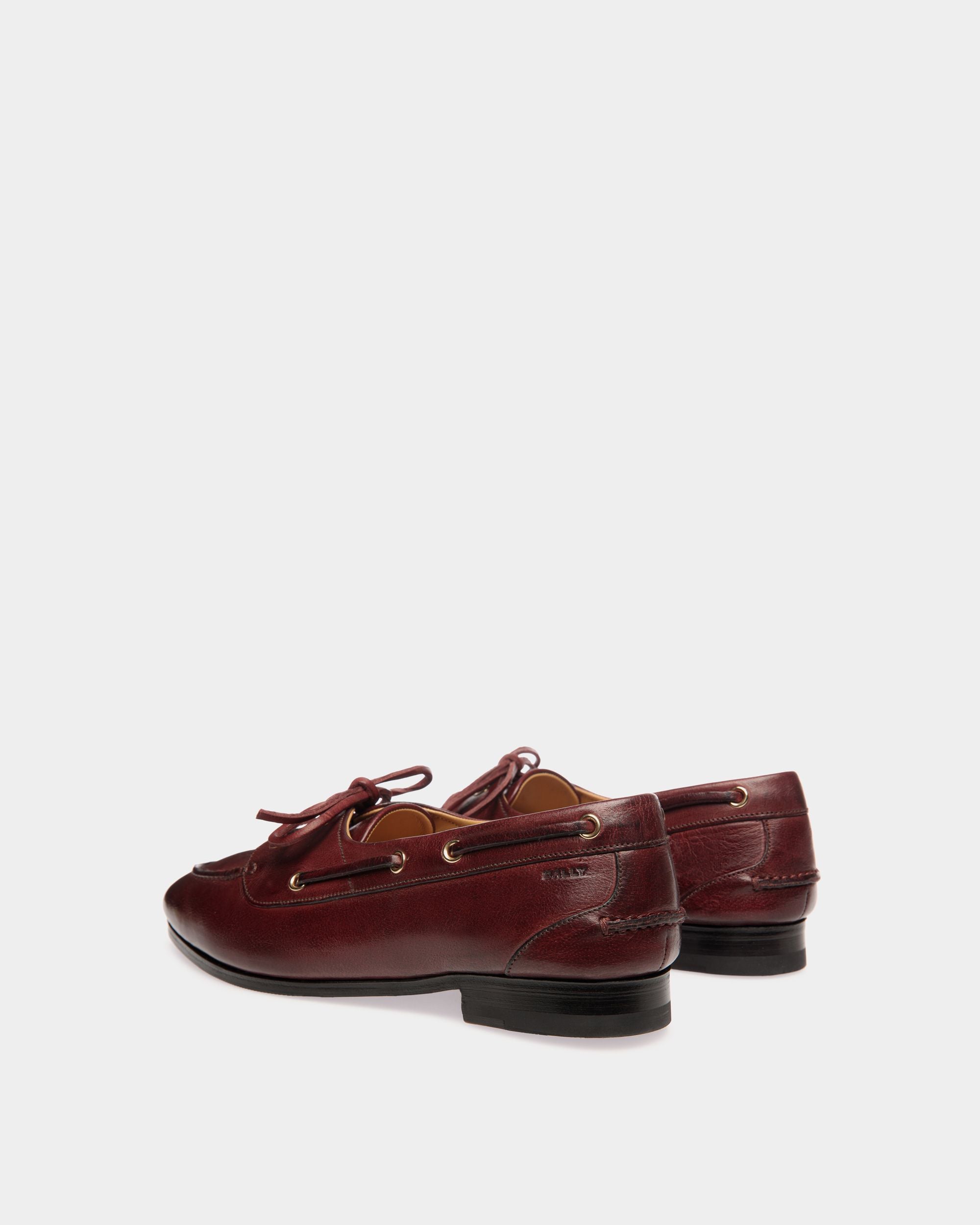 Mocassin Plume En Cuir Andorra - Femme - Bally - 03