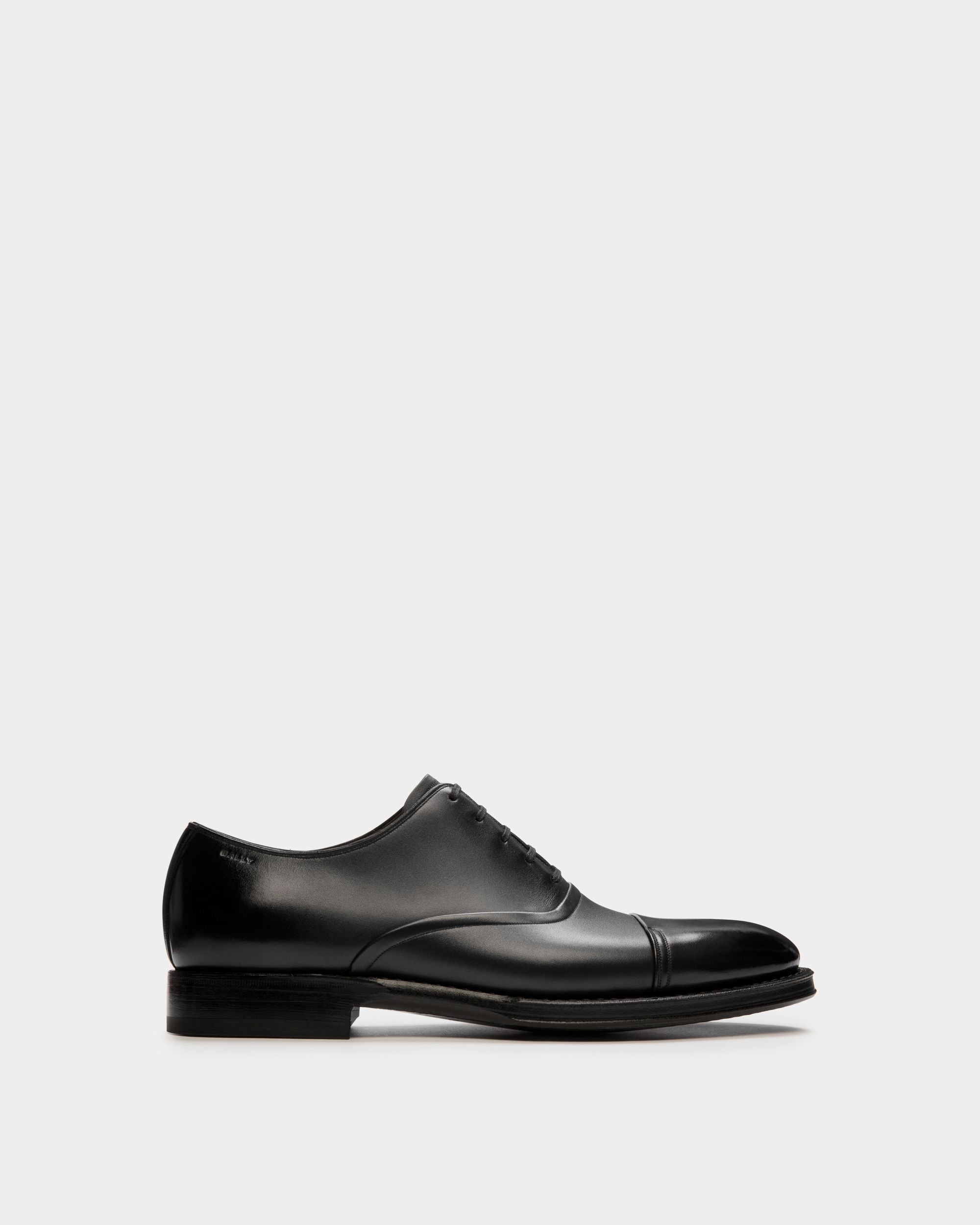 Richelieu Scribe Un En Cuir Noir - Femme - Bally - 01
