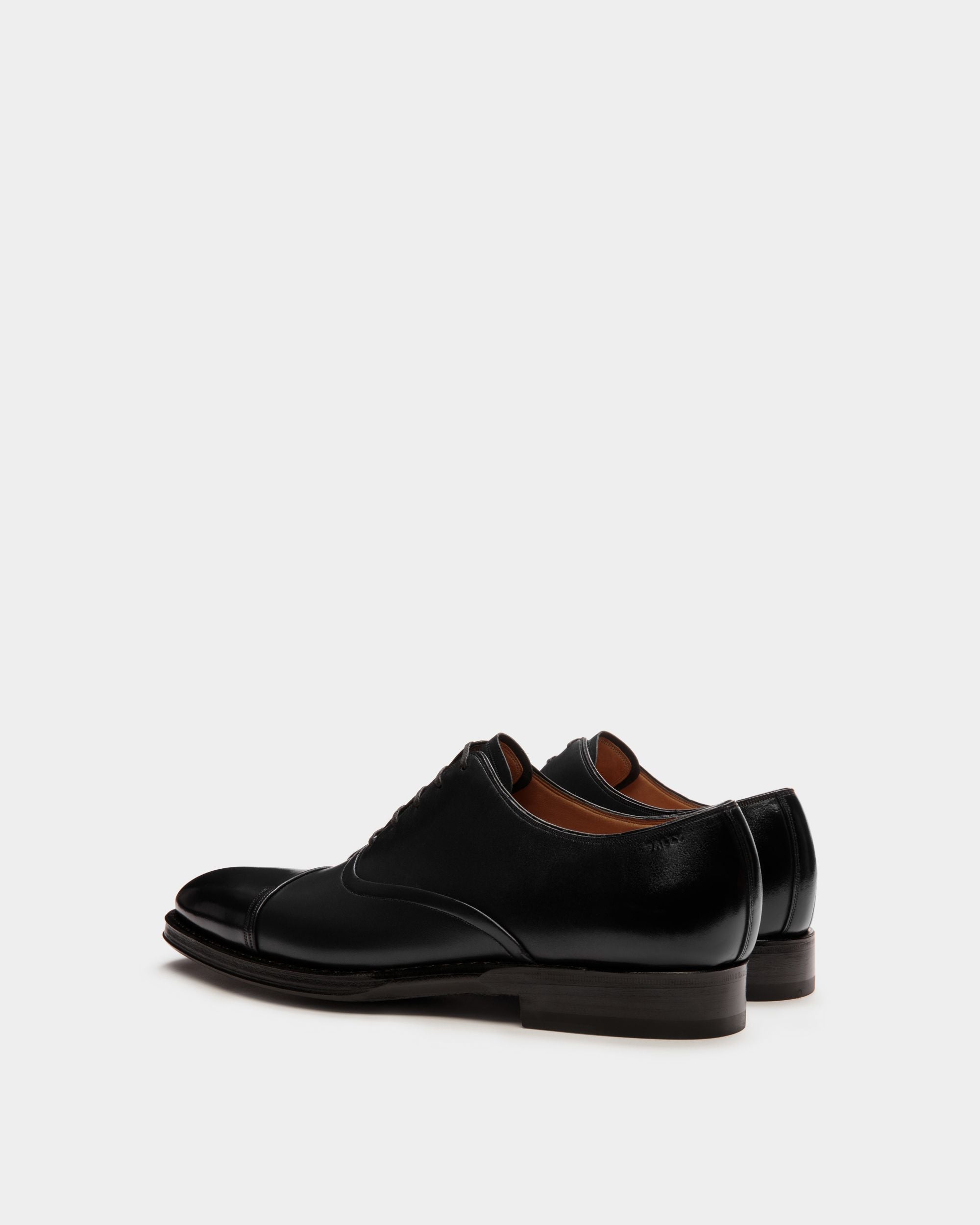 Richelieu Scribe Un En Cuir Noir - Femme - Bally - 04