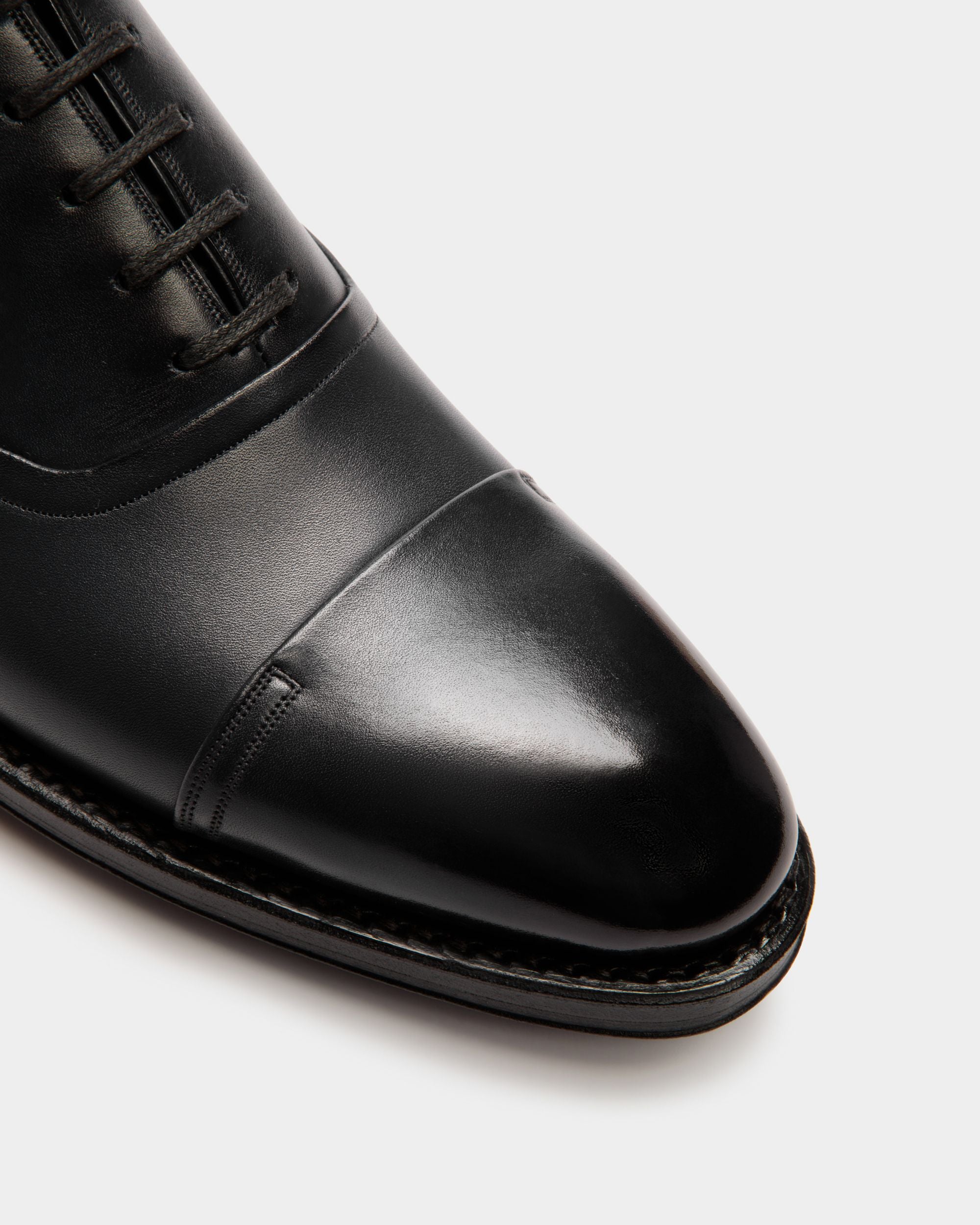 Richelieu Scribe Un En Cuir Noir - Femme - Bally - 05