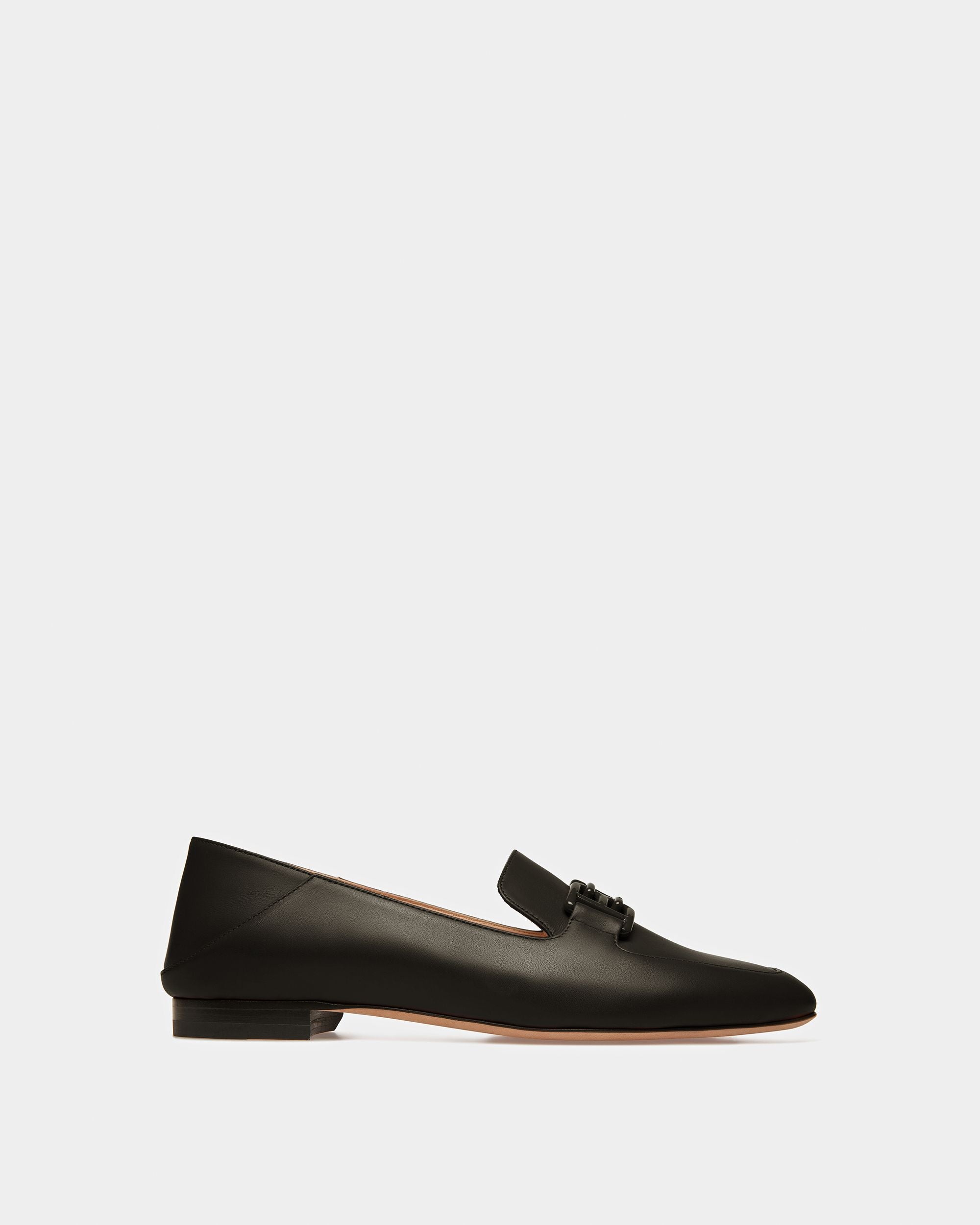 Ellah Mocassins En Cuir Noir - Femme - Bally - 01