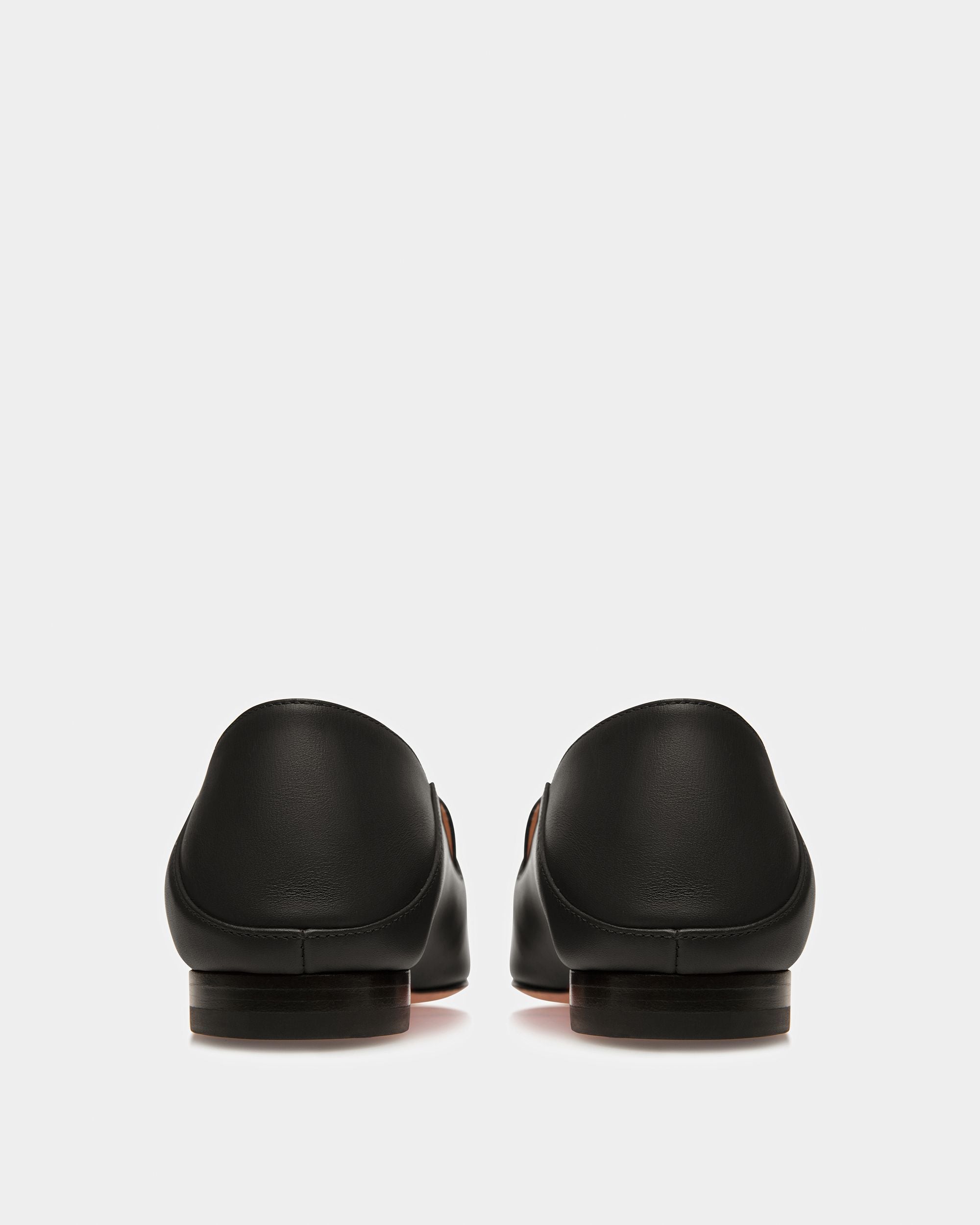 Ellah Mocassins En Cuir Noir - Femme - Bally - 03