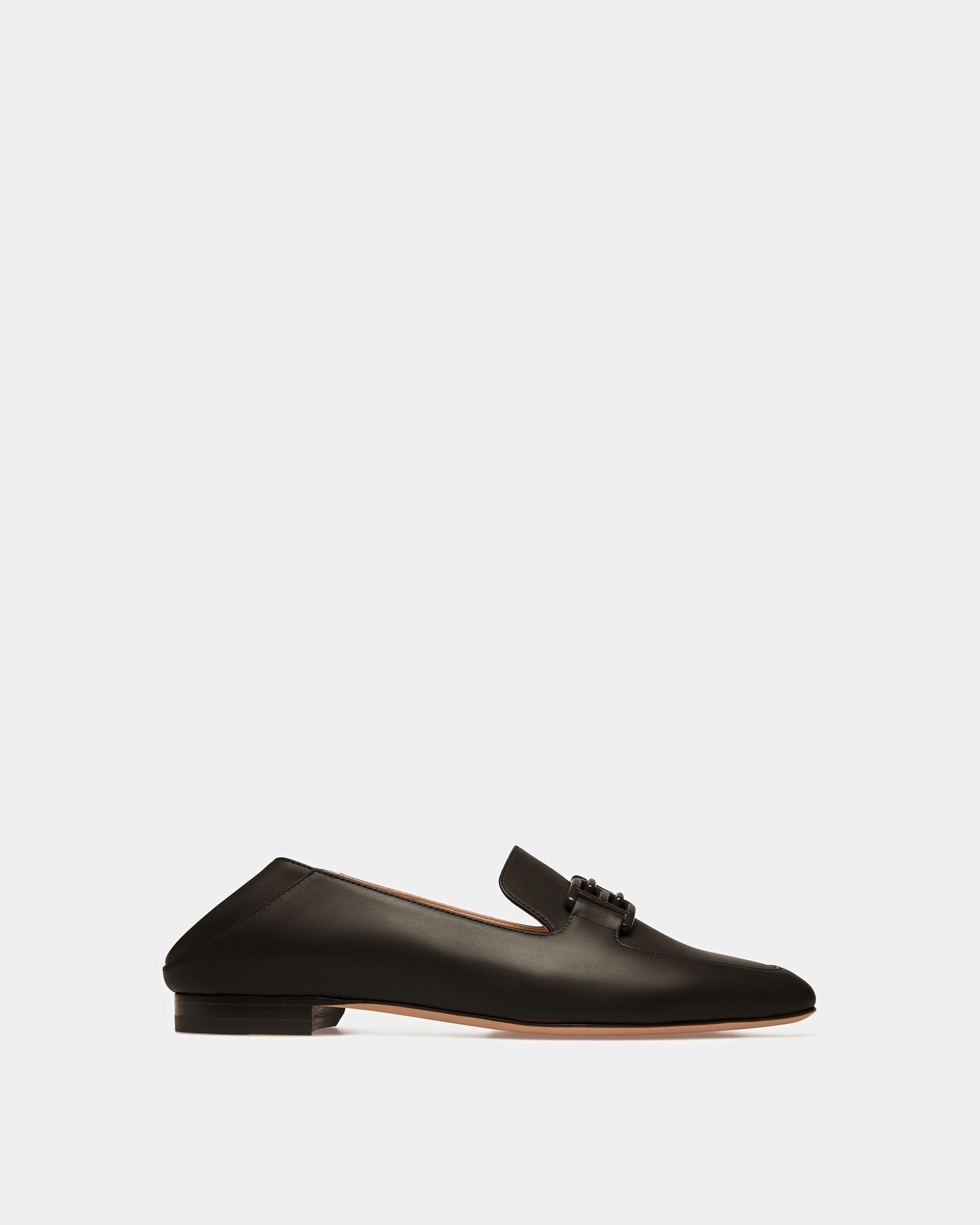 Ellah Mocassins En Cuir Noir - Femme - Bally - 05