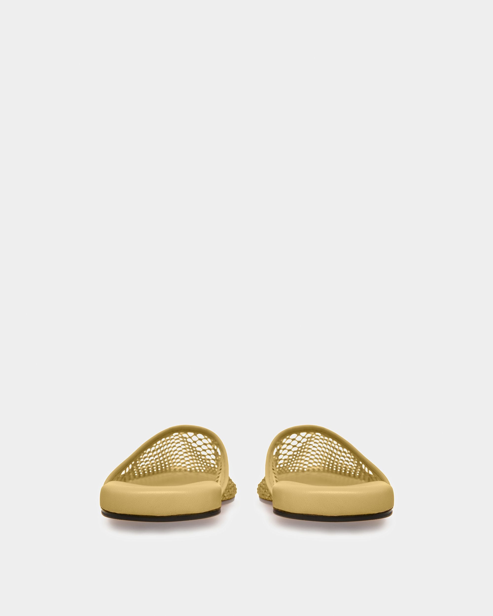 Slippers Crystal Fishnet En Mesh Cristal - Femme - Bally - 04