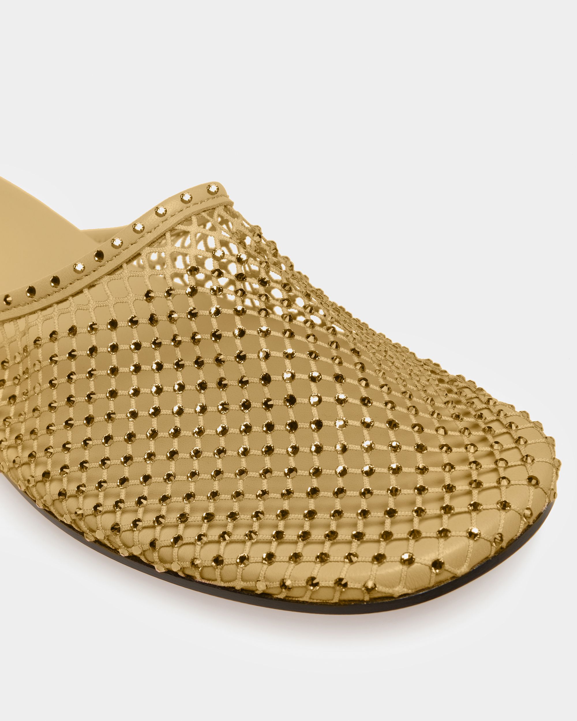 Slippers Crystal Fishnet En Mesh Cristal - Femme - Bally - 05
