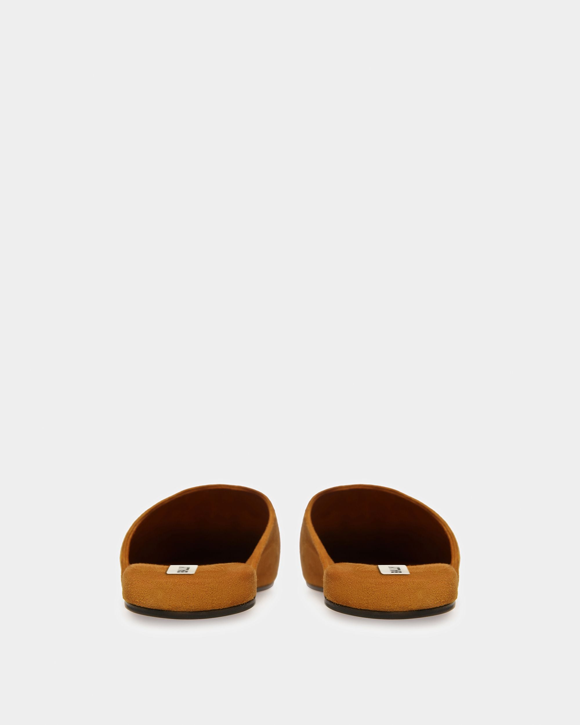Slippers Emblem En Daim - Femme - Bally - 04
