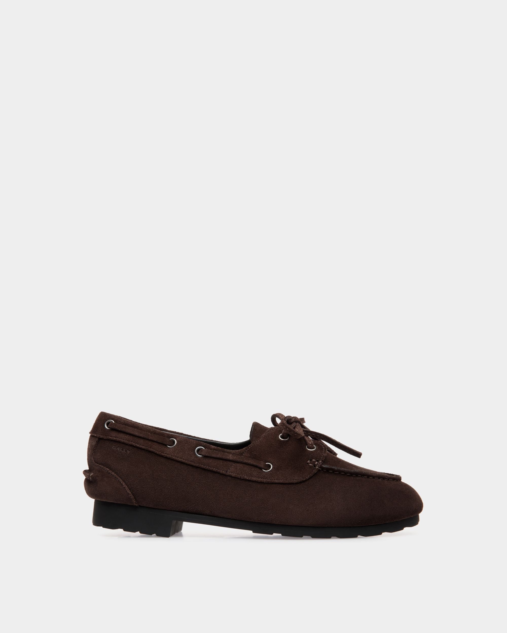 Plume Moccassin In Brown  Leather - Femme - Bally - 01