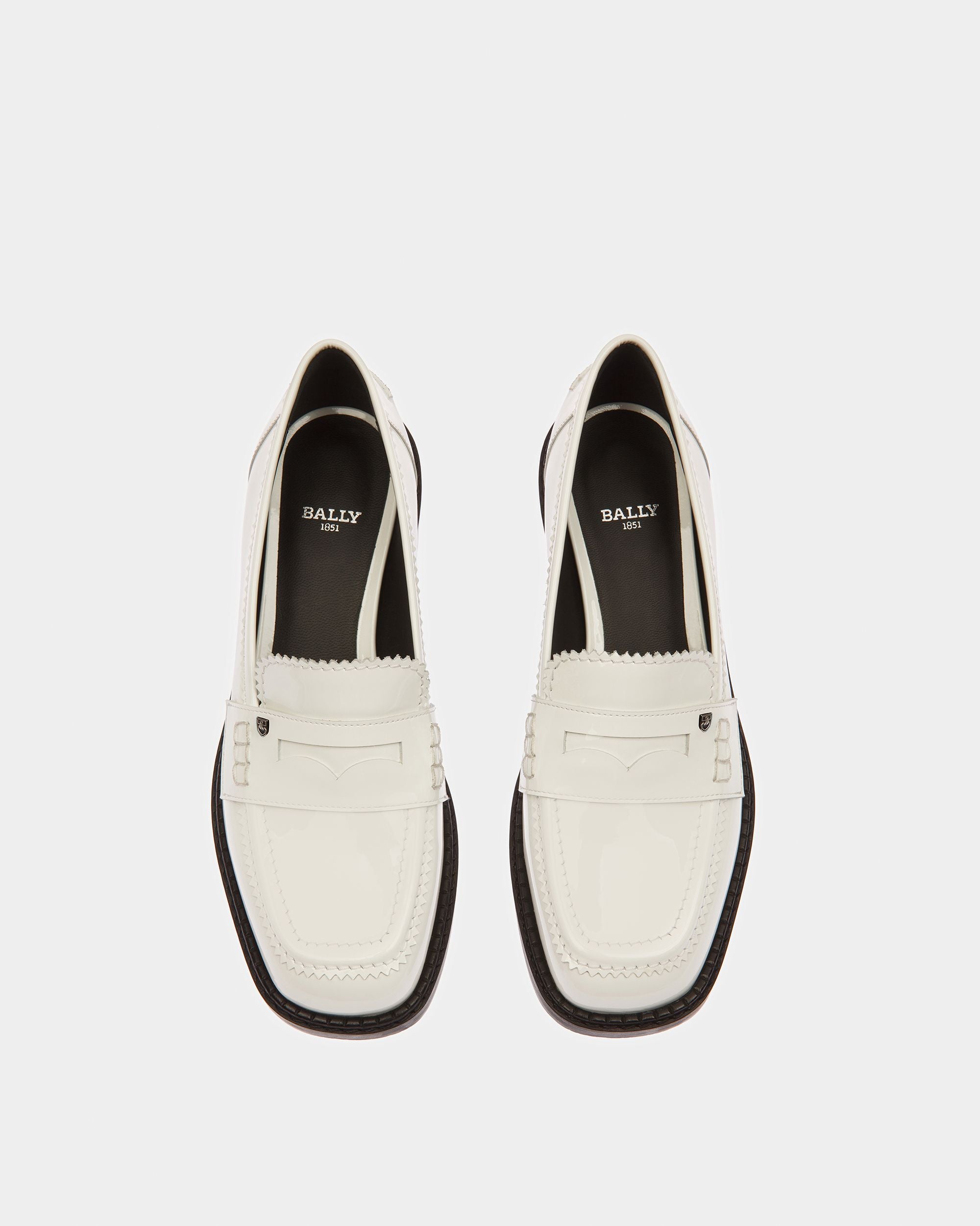 Elly Mocassins En Cuir Blanc - Femme - Bally - 02
