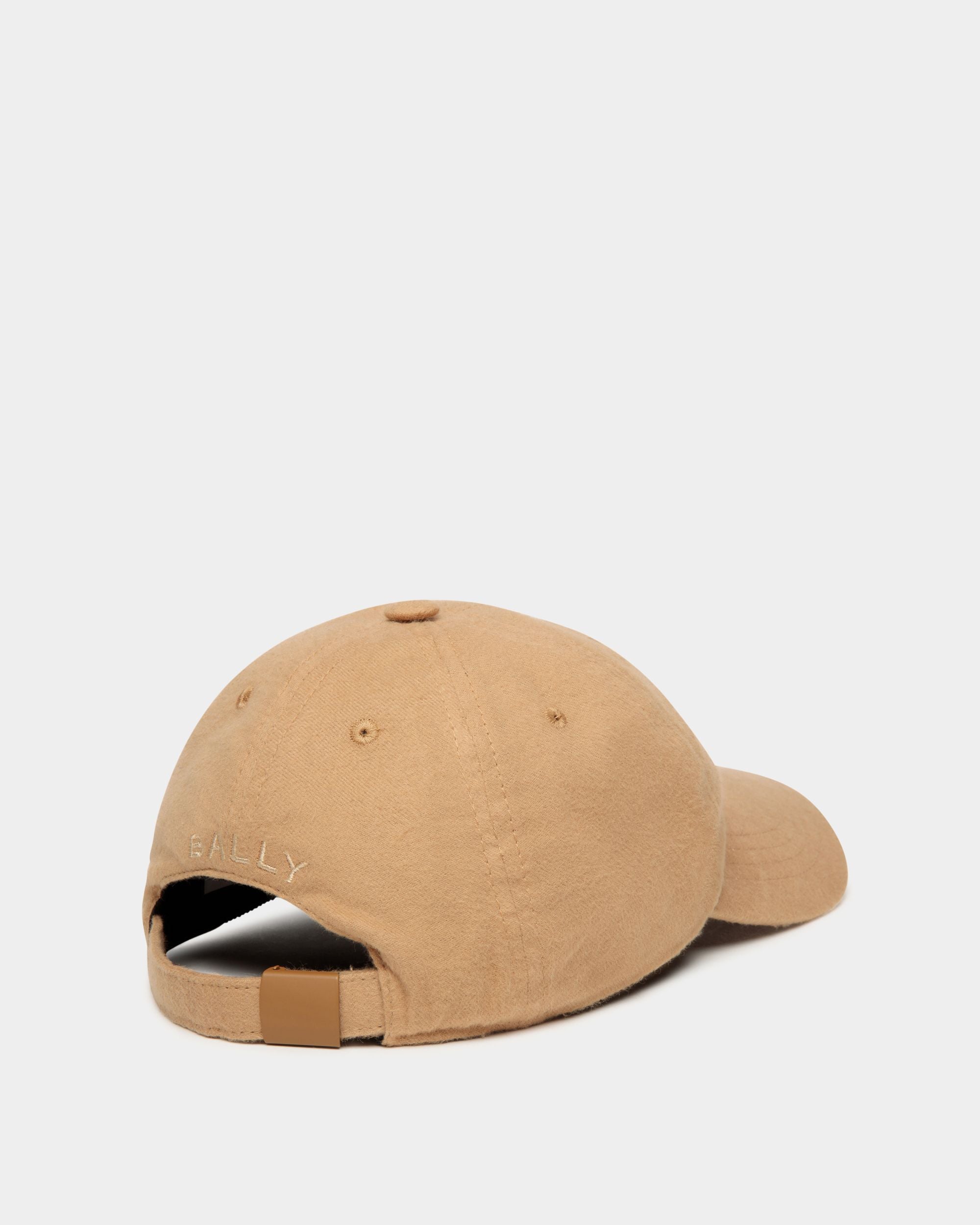 Casquette De Base-Ball Bally Crest Logo En Coton Camel - Femme - Bally - 02