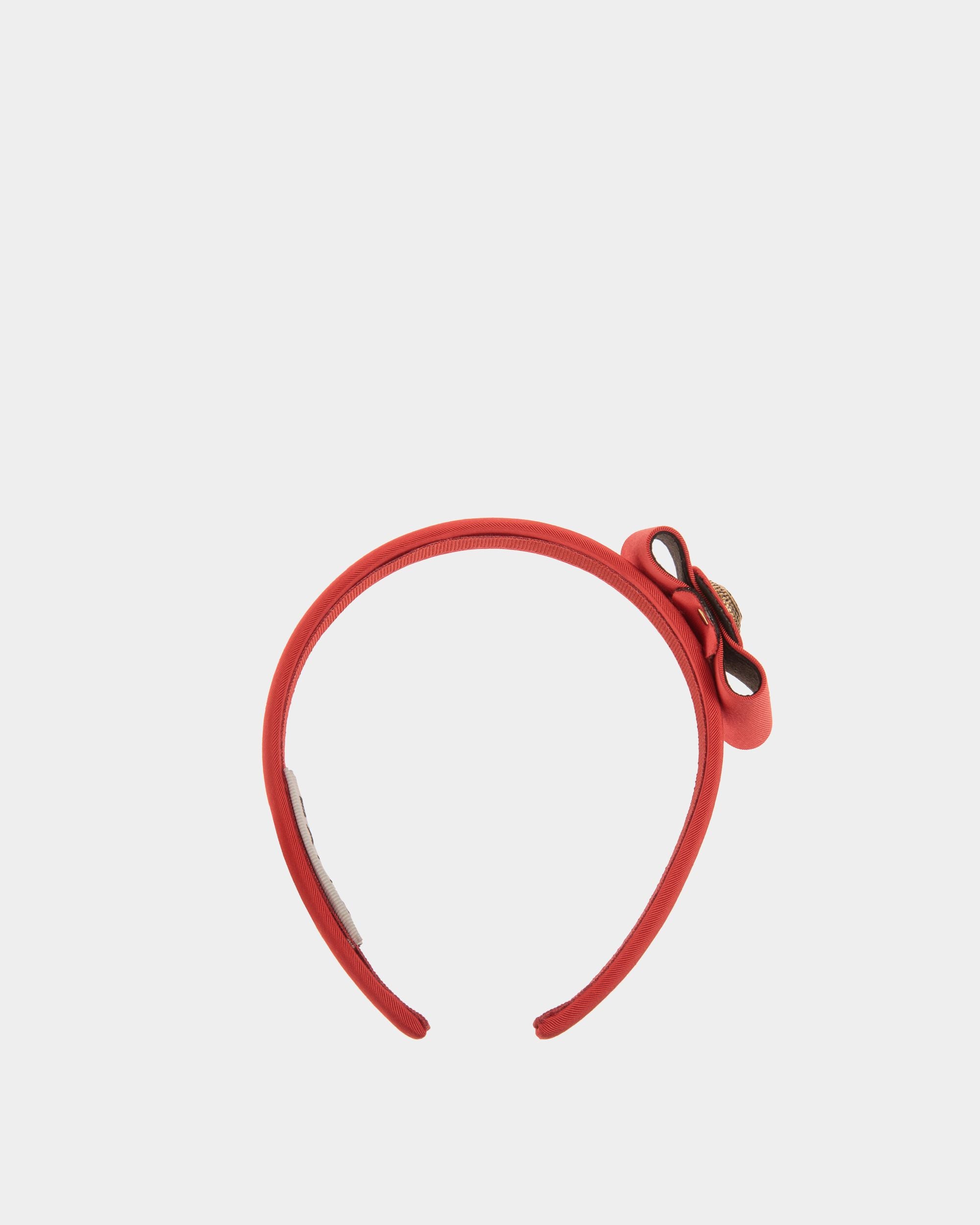 Bandeau Avec Nœud Bally Bow Rouge - Femme - Bally - 01