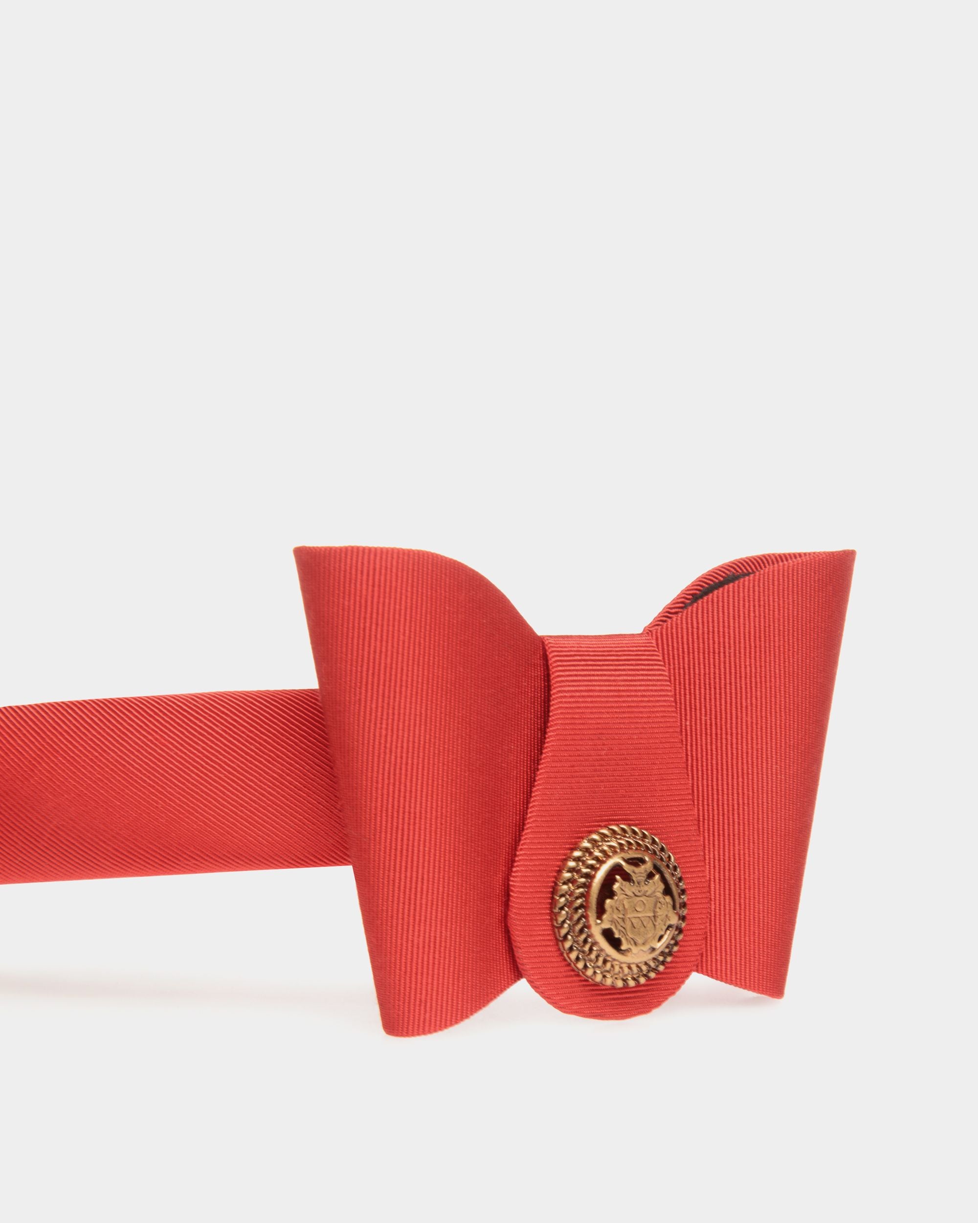 Bandeau Avec Nœud Bally Bow Rouge - Femme - Bally - 03