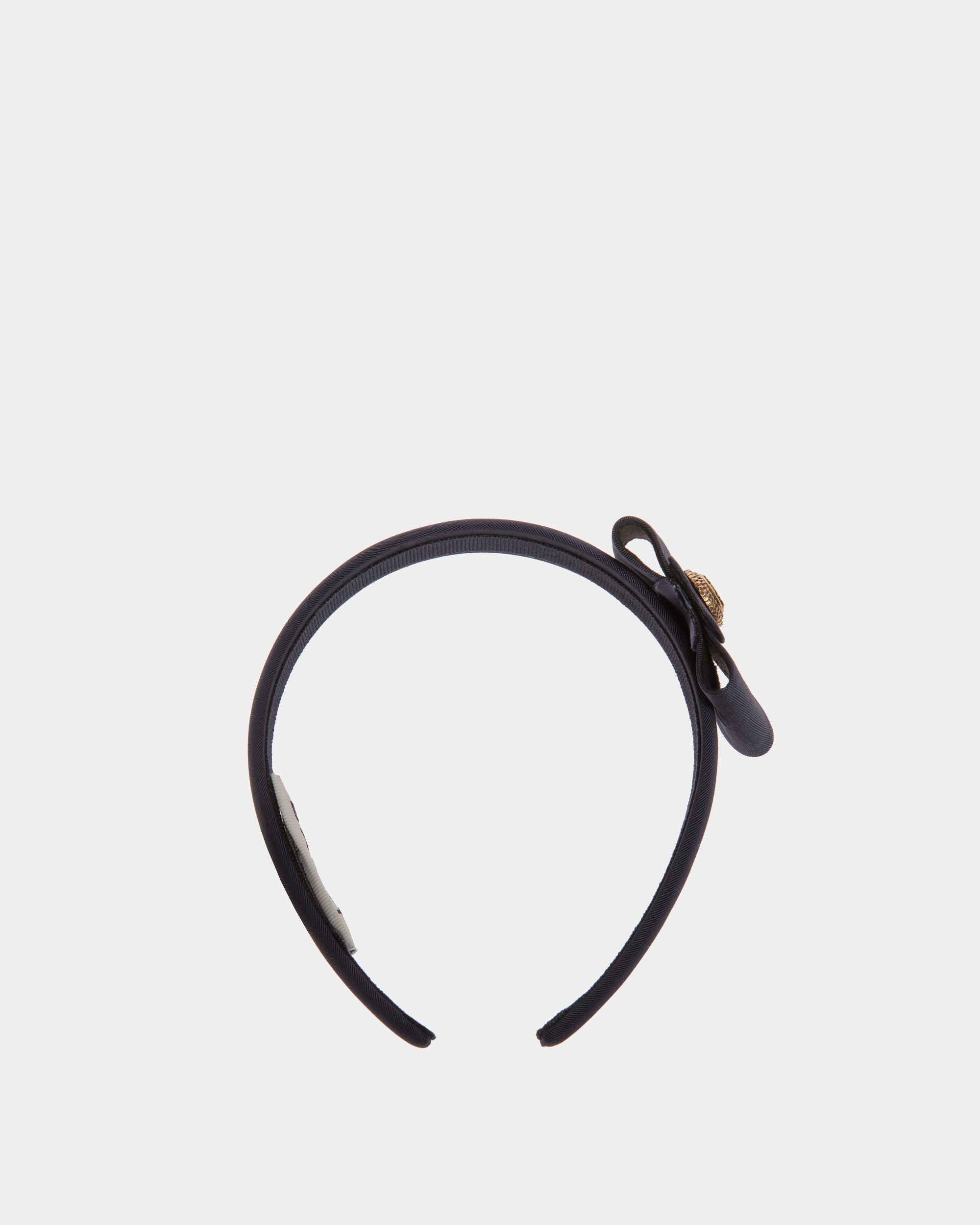 Bandeau Avec Nœud Bally Bow Navy Blue - Femme - Bally - 01