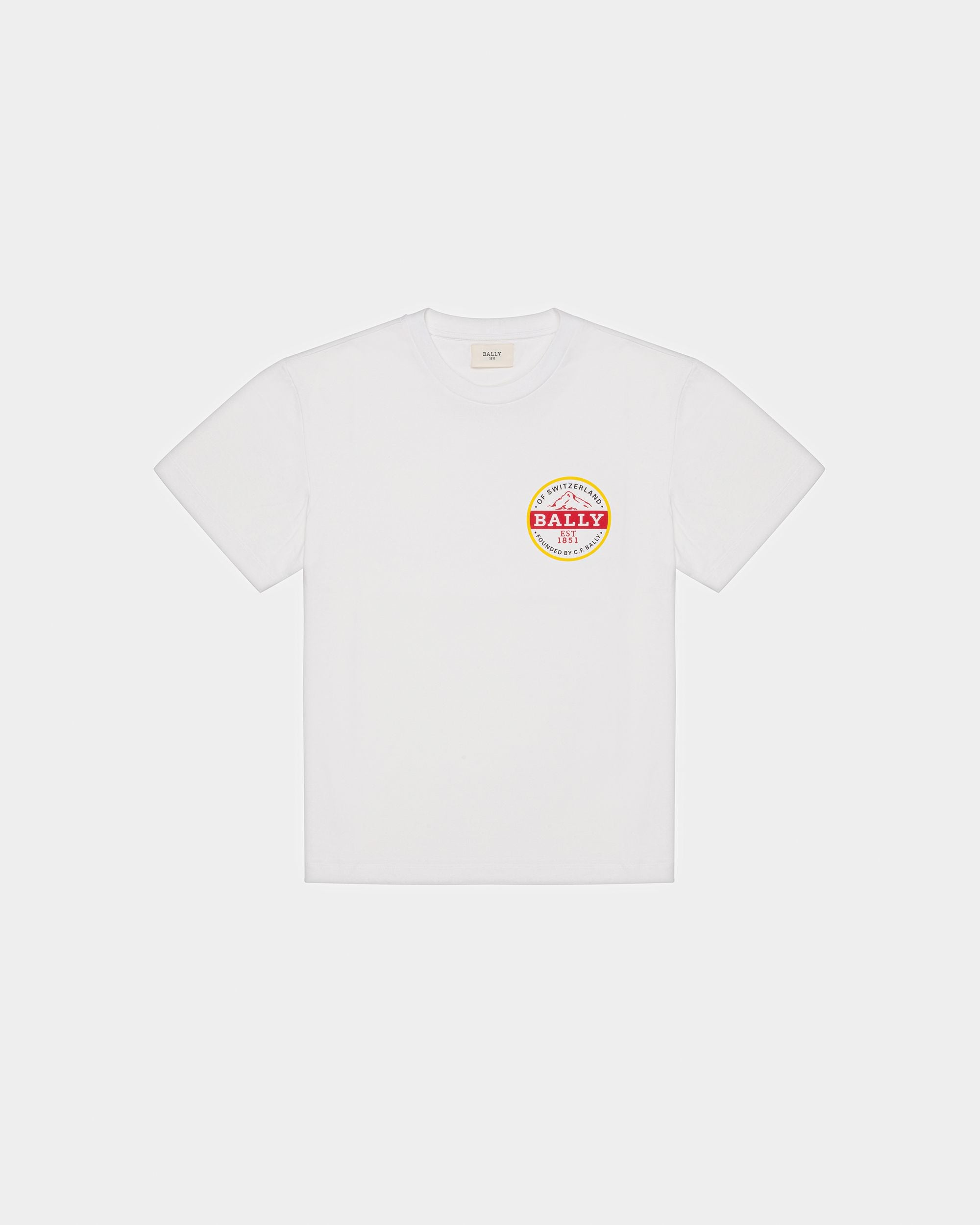 T-Shirt En Coton - Femme - Bally - 01