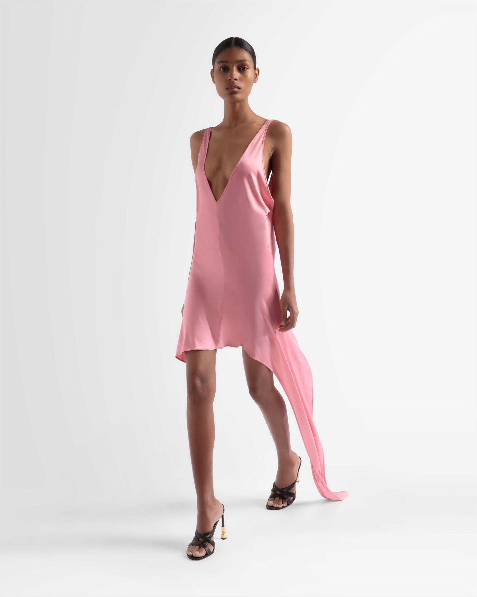 Robe Dos Nu En Rose - Femme - Bally - 01
