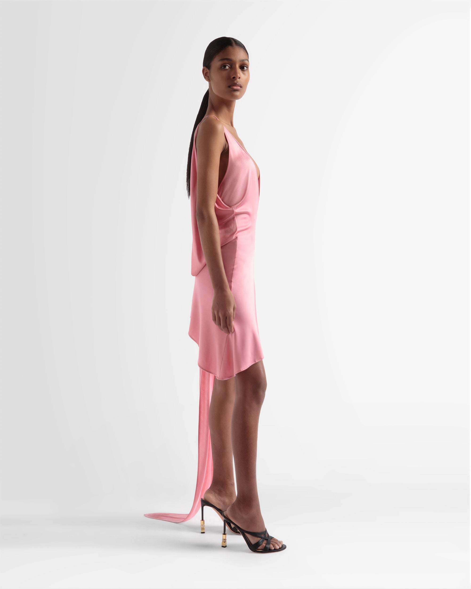 Robe Dos Nu En Rose - Femme - Bally - 04