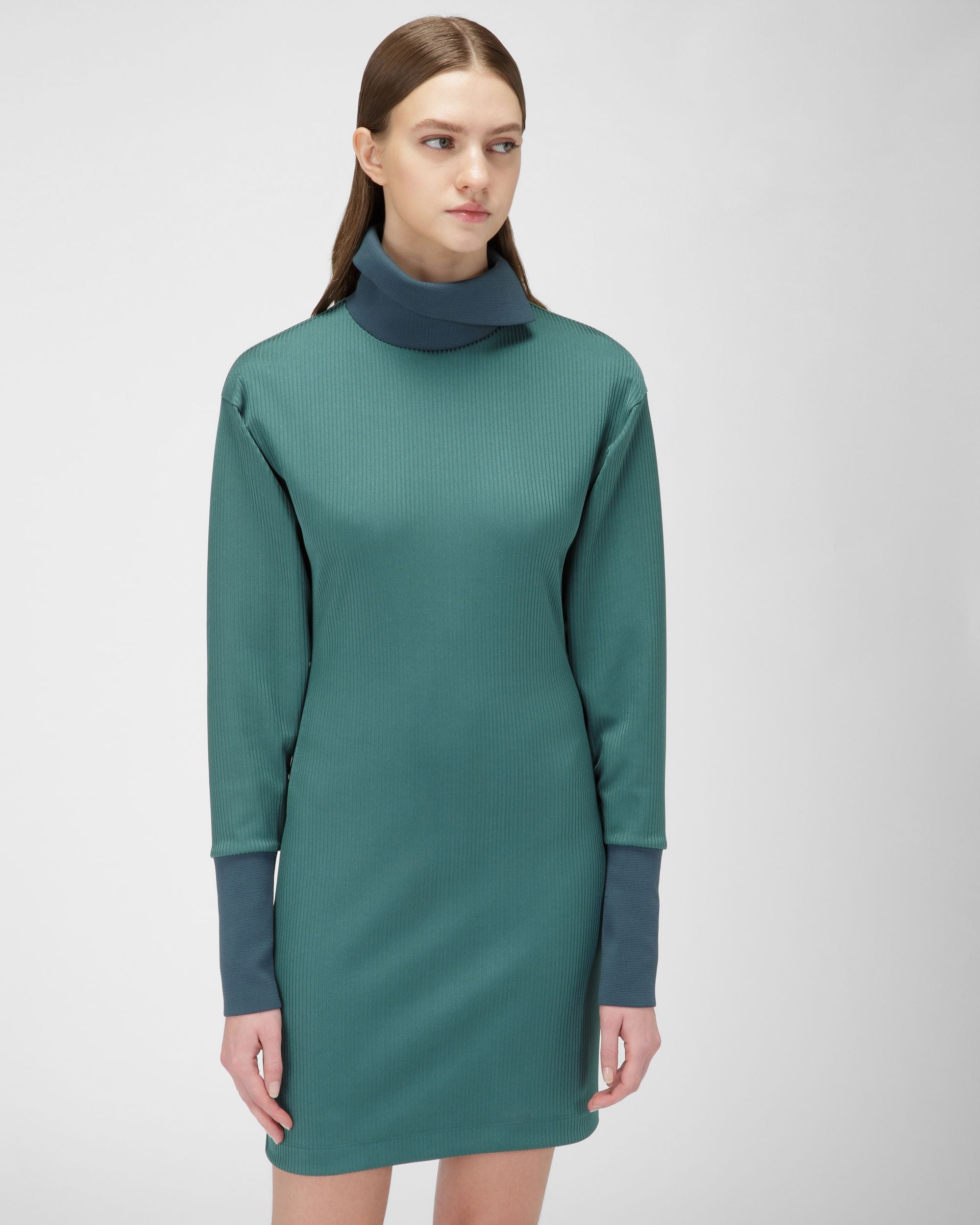 Robe En Mélange De Polyester Vert - Femme - Bally - 01