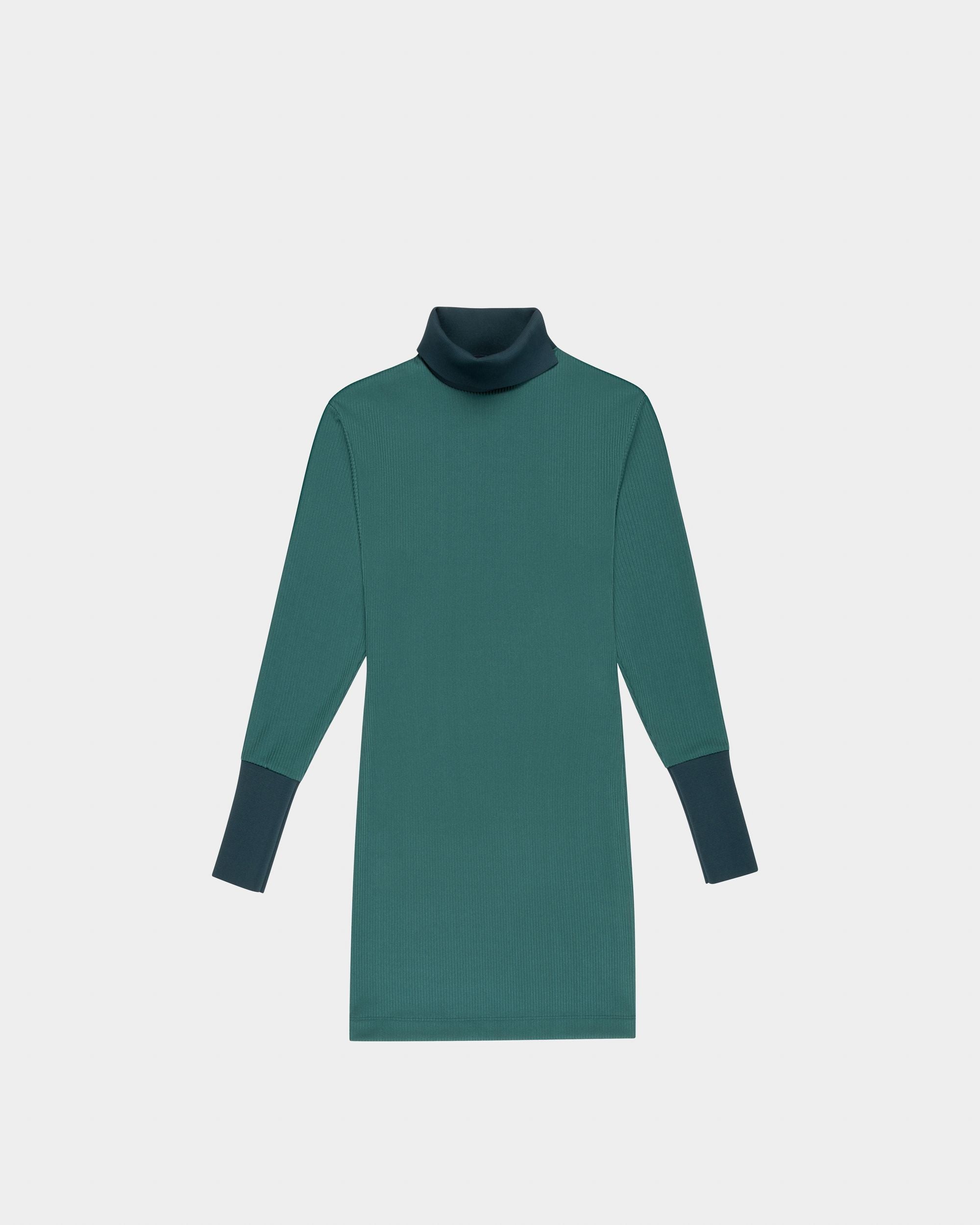 Robe En Mélange De Polyester Vert - Femme - Bally - 04