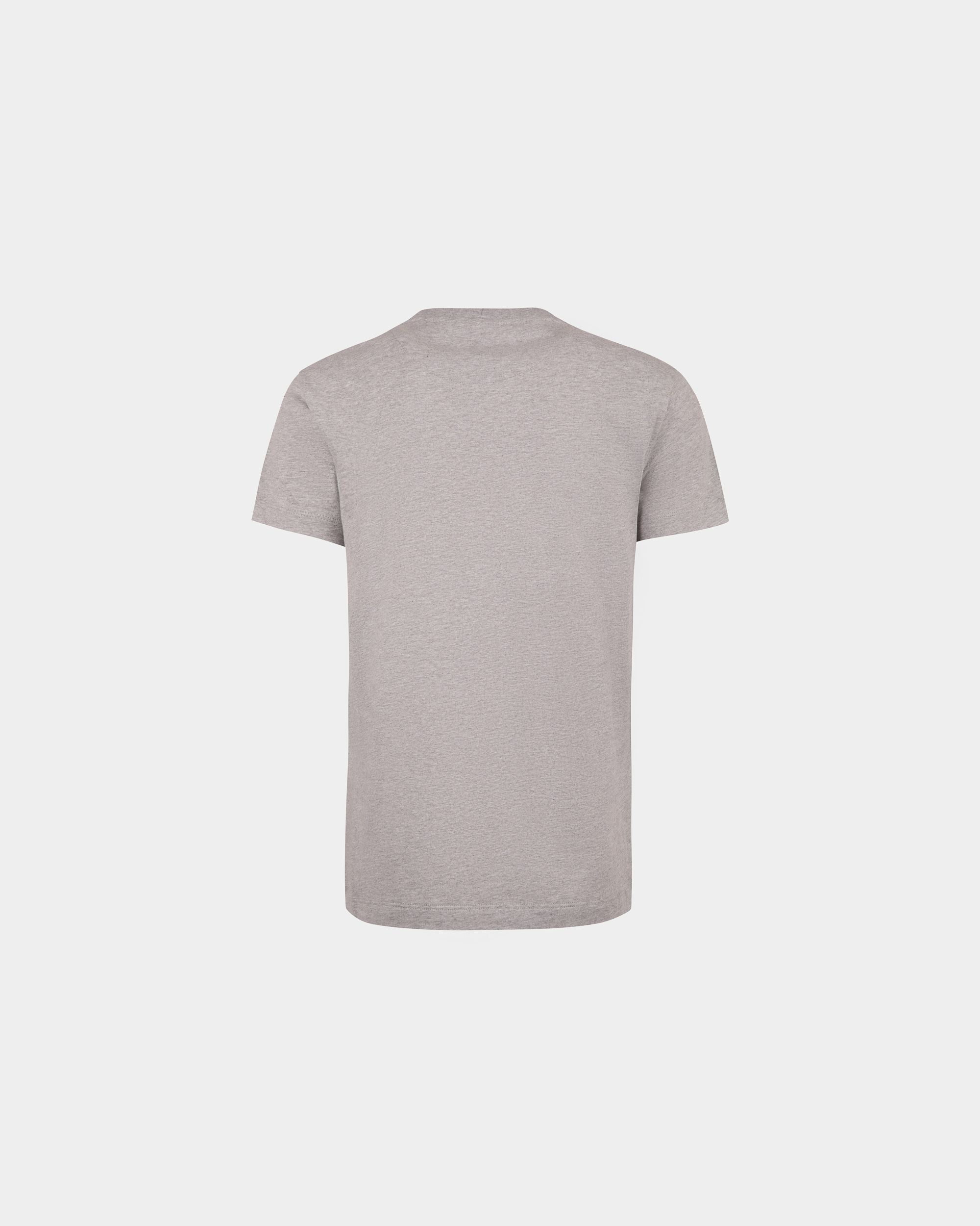 T-Shirt En Coton Gris Chiné - Femme - Bally - 03
